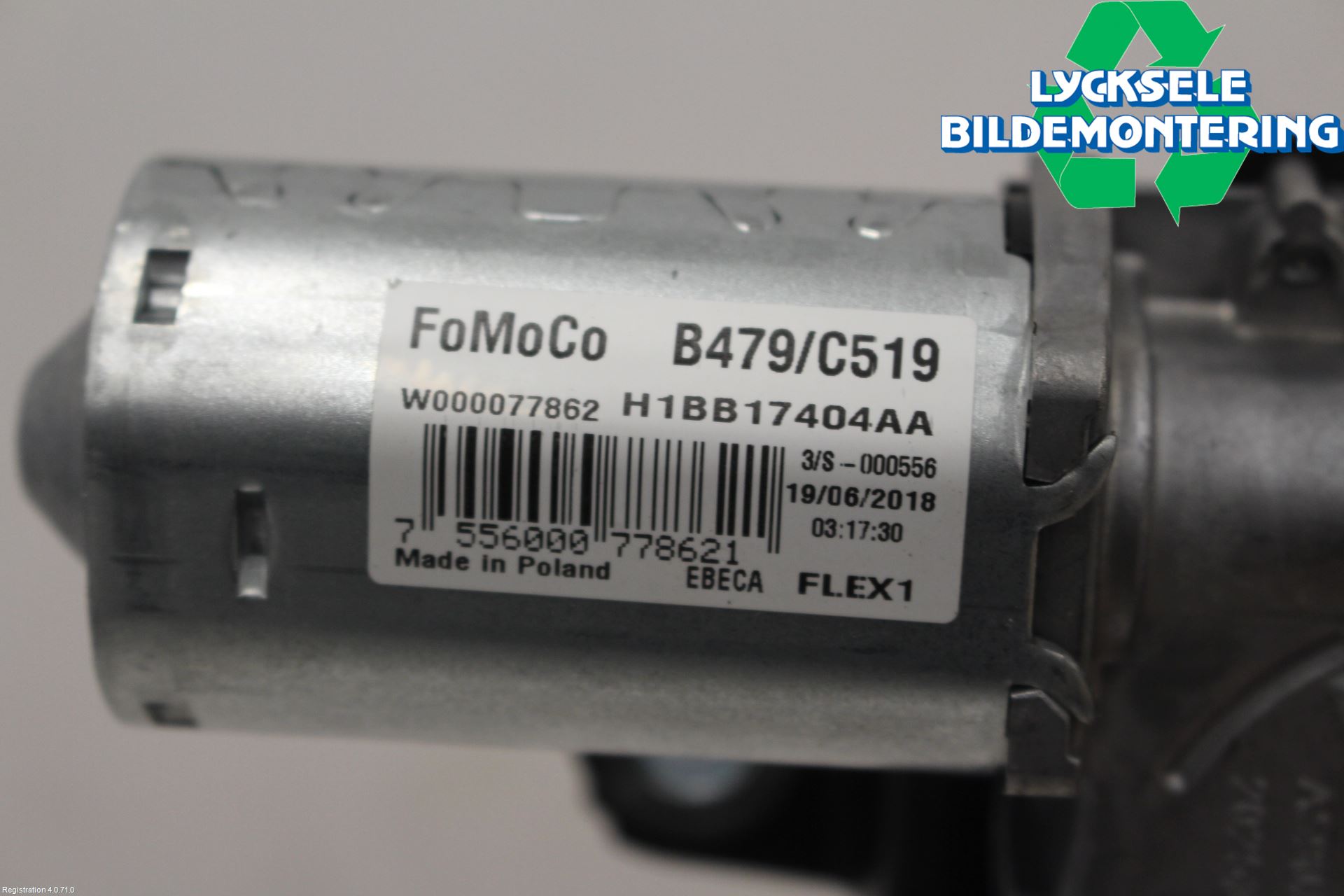 Ford FOCUS 19- Torkarmotor Baklucka