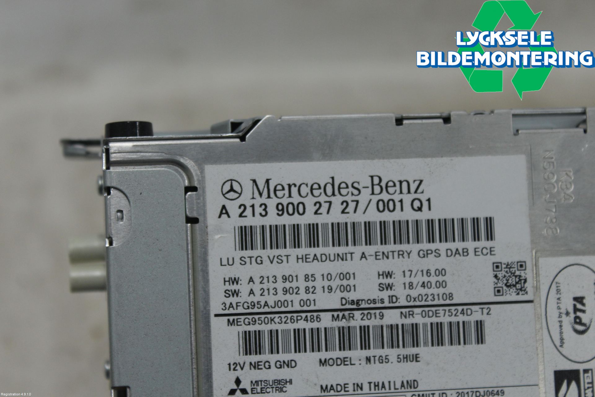Mercedes-Benz MB C-KLASS (W205) 14-21 Gps Navigator