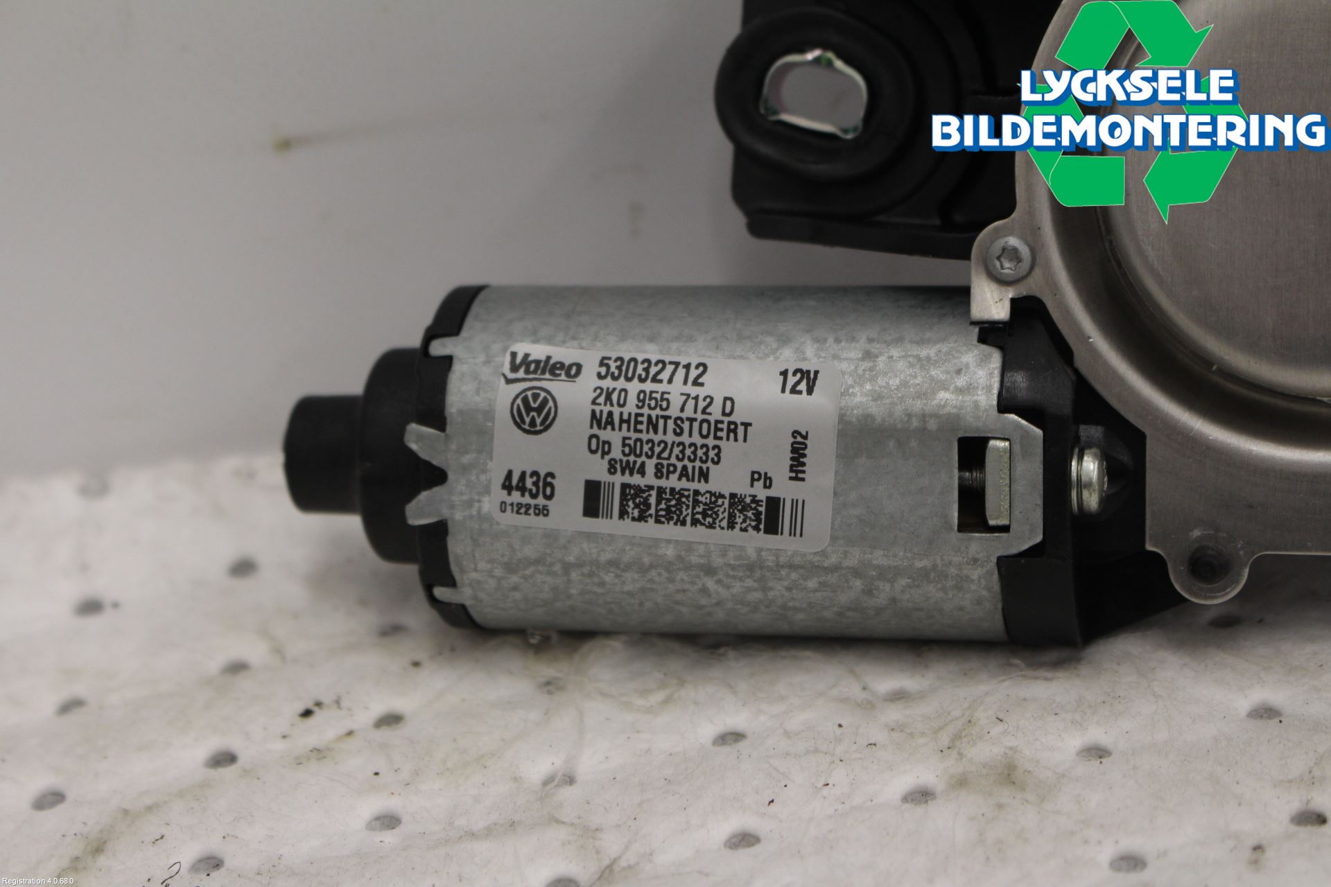 Volkswagen VW CADDY 16-20 Torkarmotor Baklucka