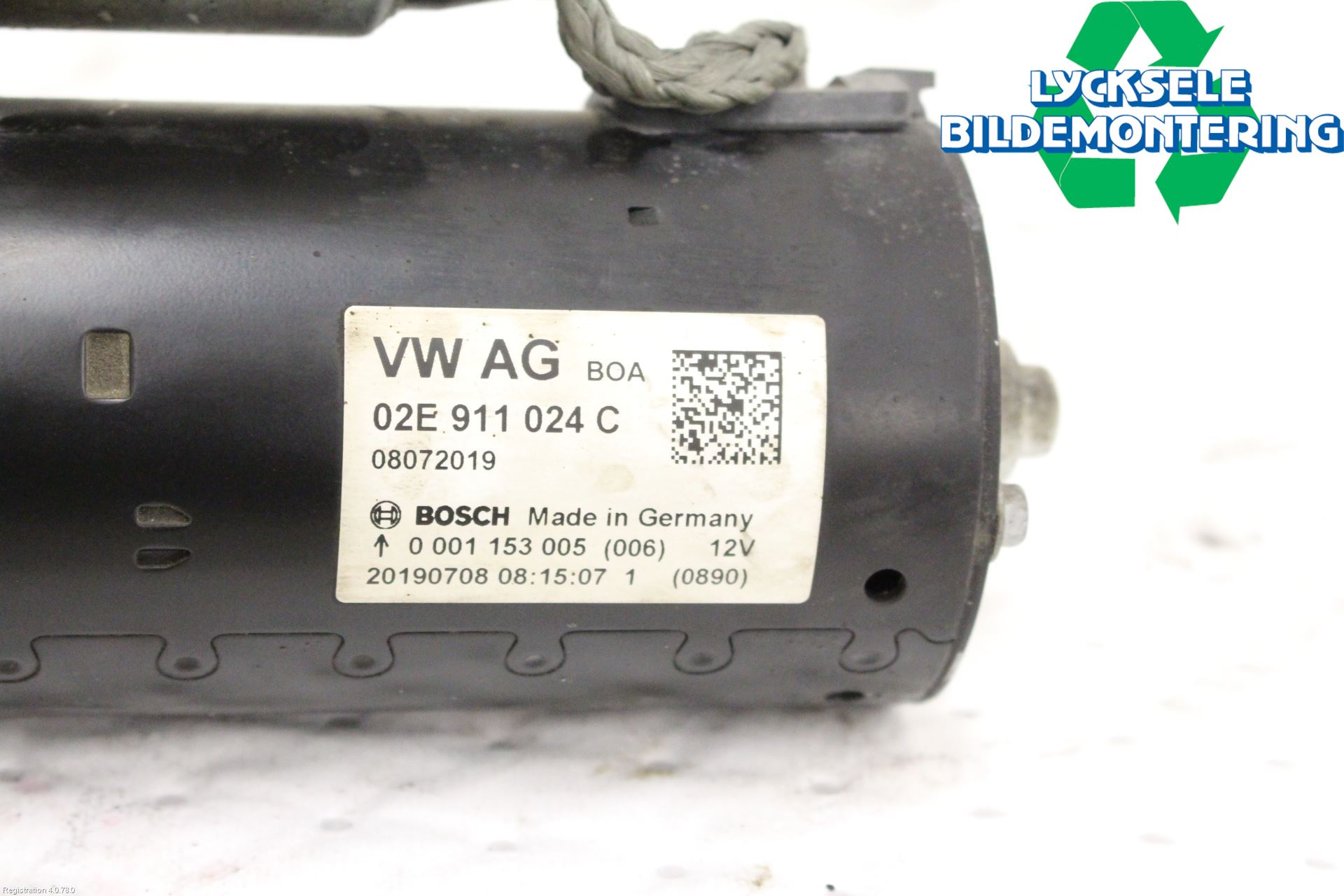 Volkswagen VW CADDY 16-20 Startmotor Diesel