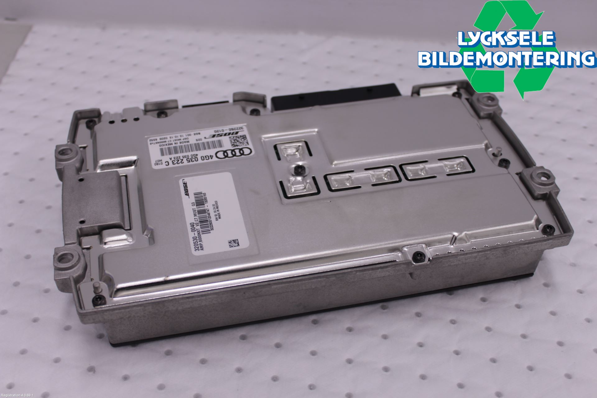 Audi A8/S8 4H 10-17 Radio-Stereo Förstärkare