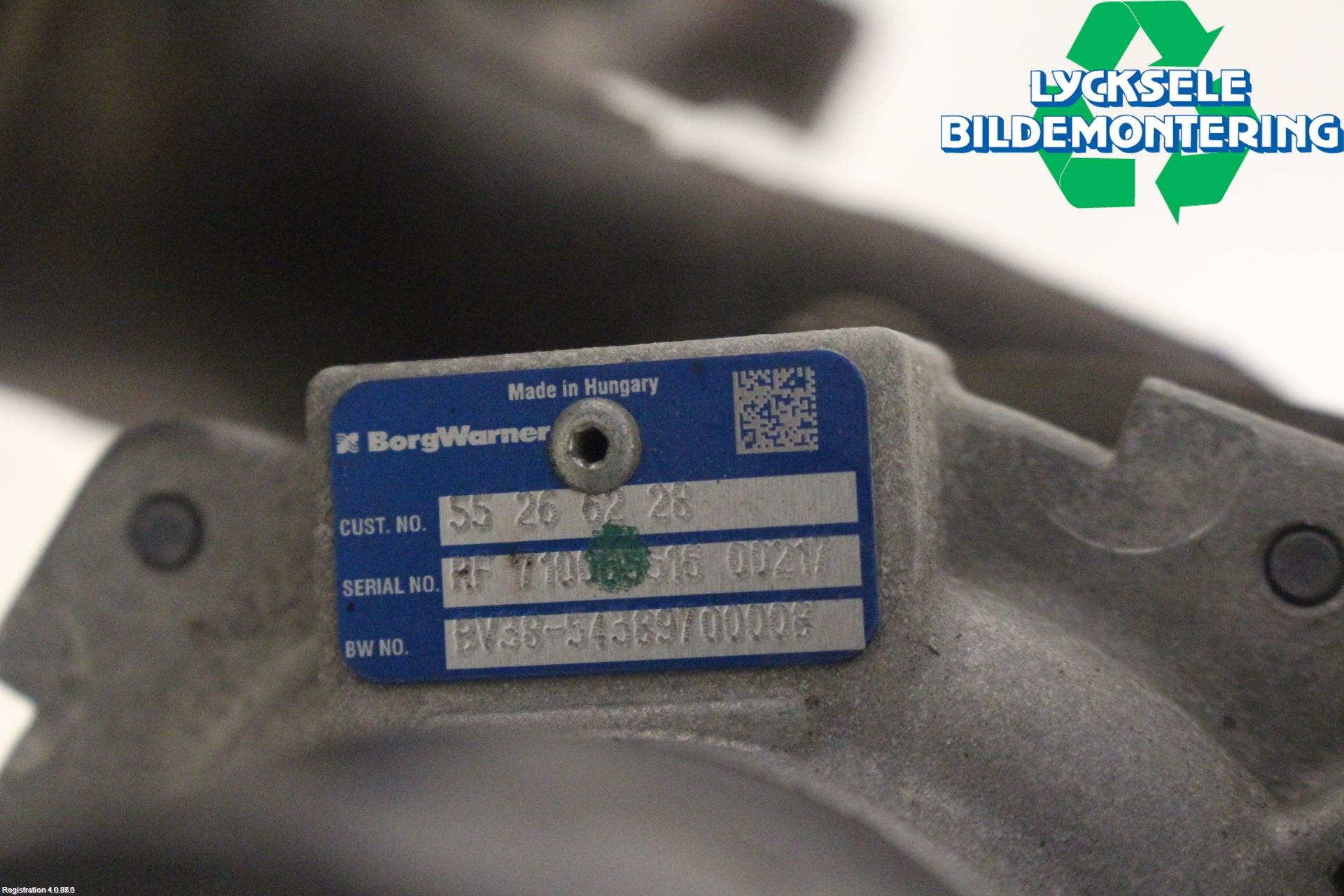 Suzuki SX4 S-CROSS 14-21 Turboaggregat