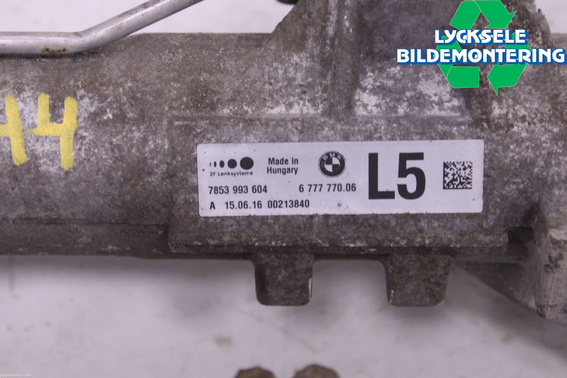 BMW 5 F10/F11/F18 09-17 Styrväxel Servo -Snäcka