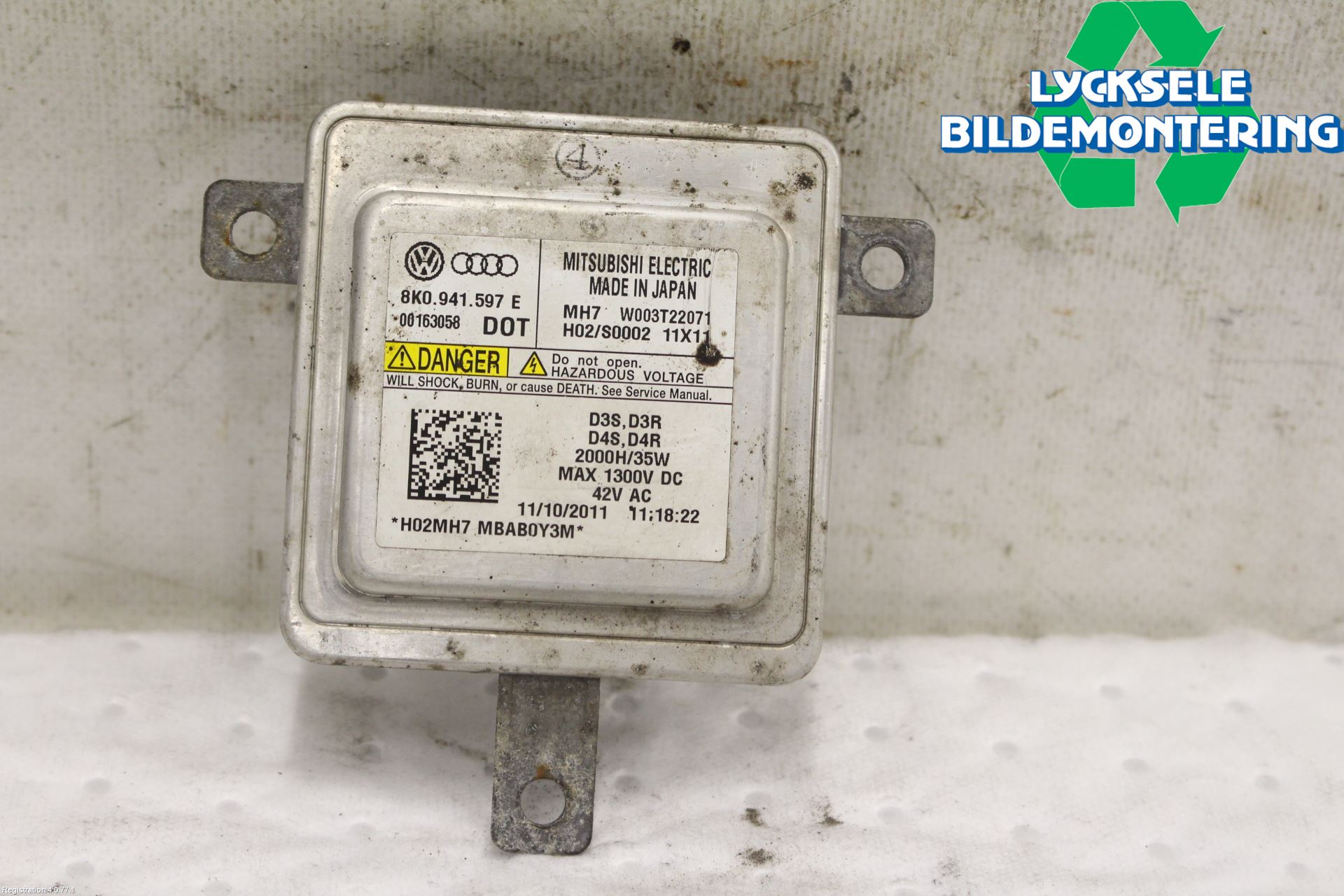 Audi A4 12-15 Styrenhet Strålkastare