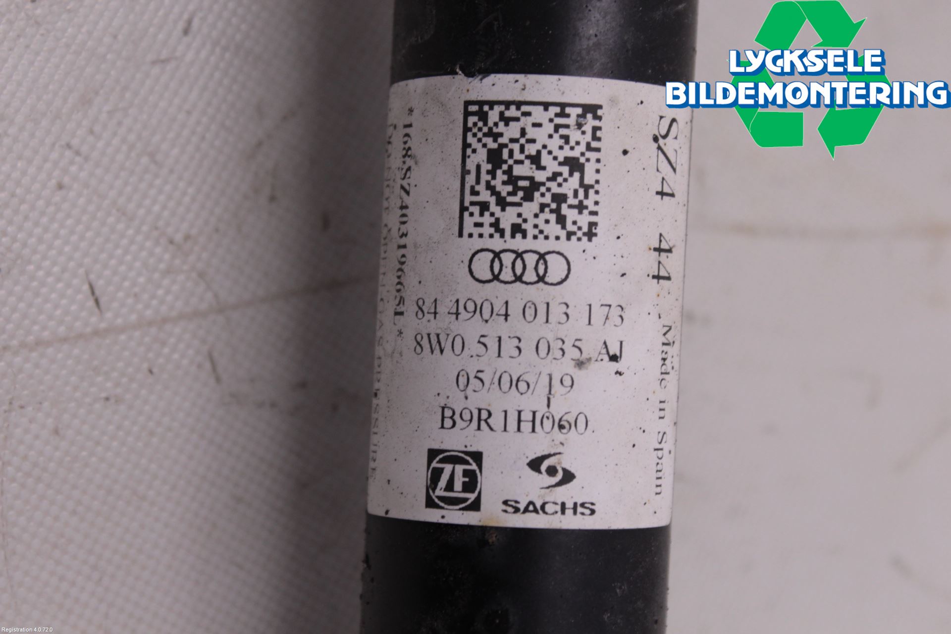 Audi A4/S4 B9 20- Stötdämpare Bak