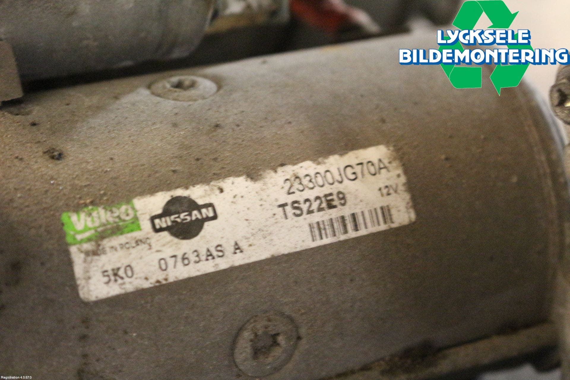 Nissan QASHQAI+2 10-14 Startmotor Diesel