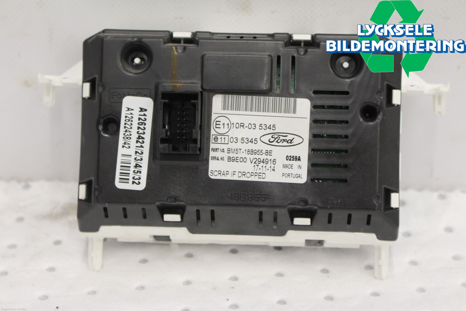 Ford TRANSIT/TOURNEO CUSTOM 13-24 Multifunktionsdisplay