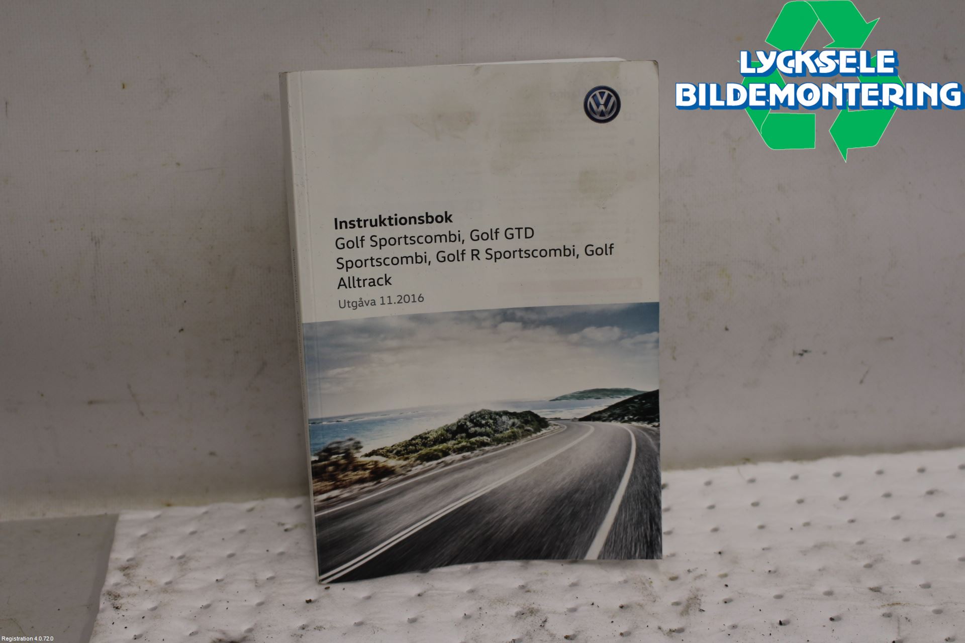 Volkswagen VW GOLF / E-GOLF VII 13-20 Instruktionsbok