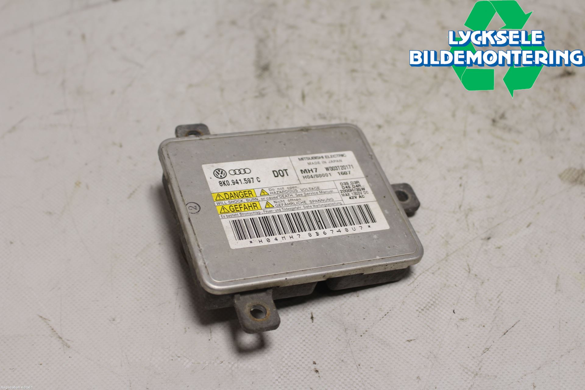 Audi A4/S4 08-11 Styrenhet Strålkastare