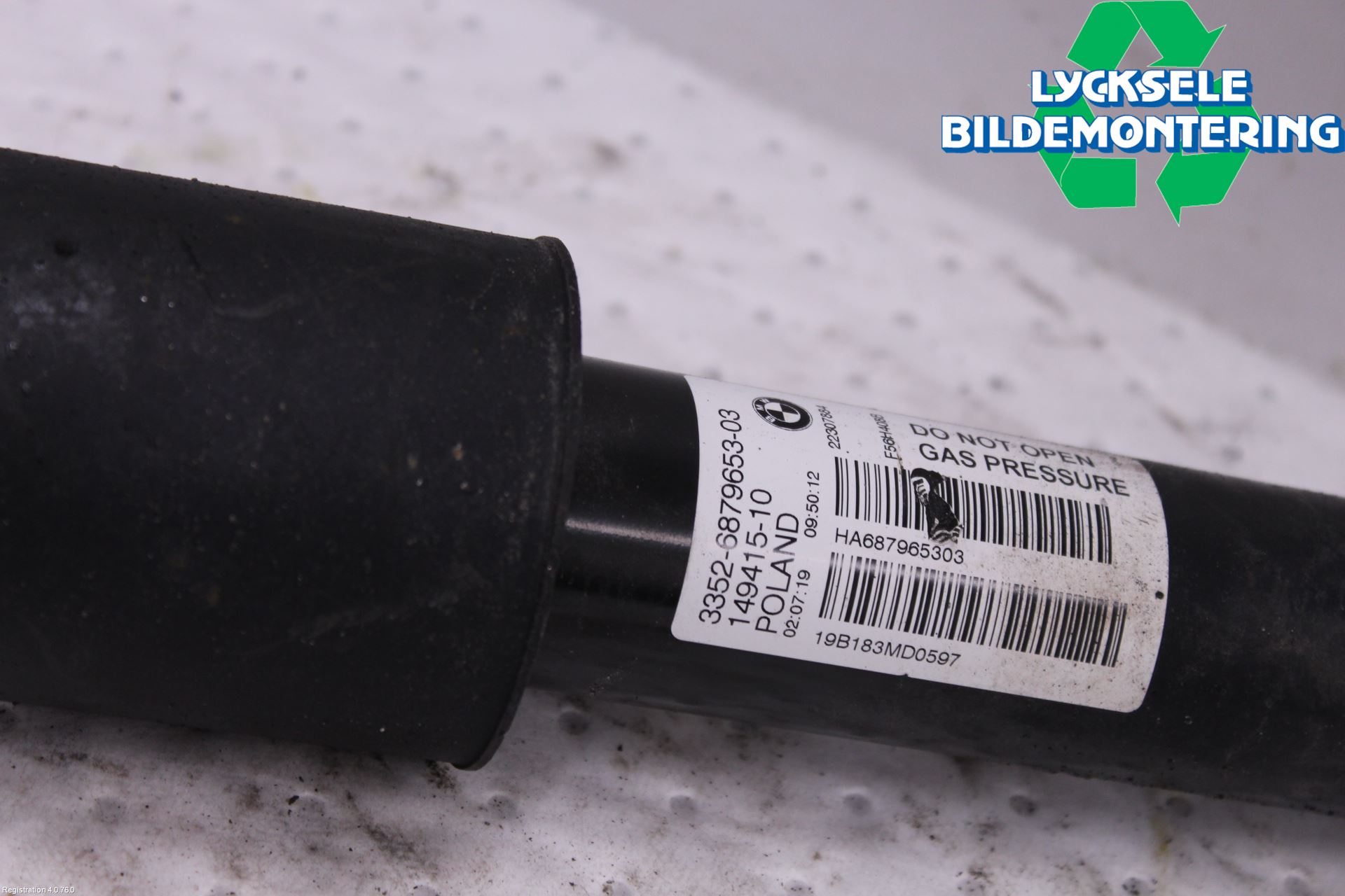 Mini ONE/COOPER 3DR F56 14-24 Stötdämpare Bak