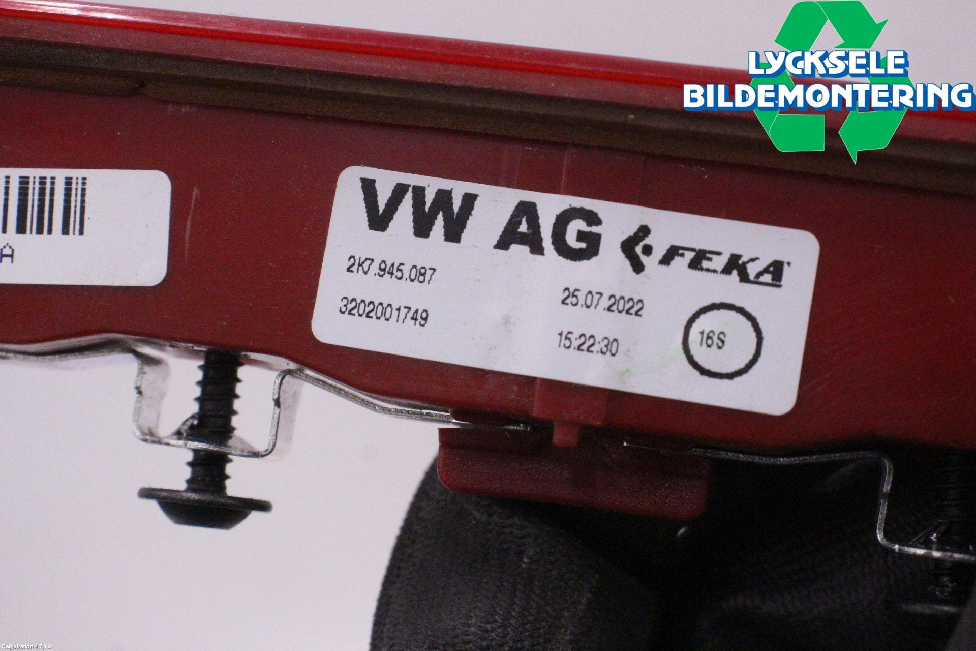 Volkswagen VW CADDY 21- Bromsljus Bakruta