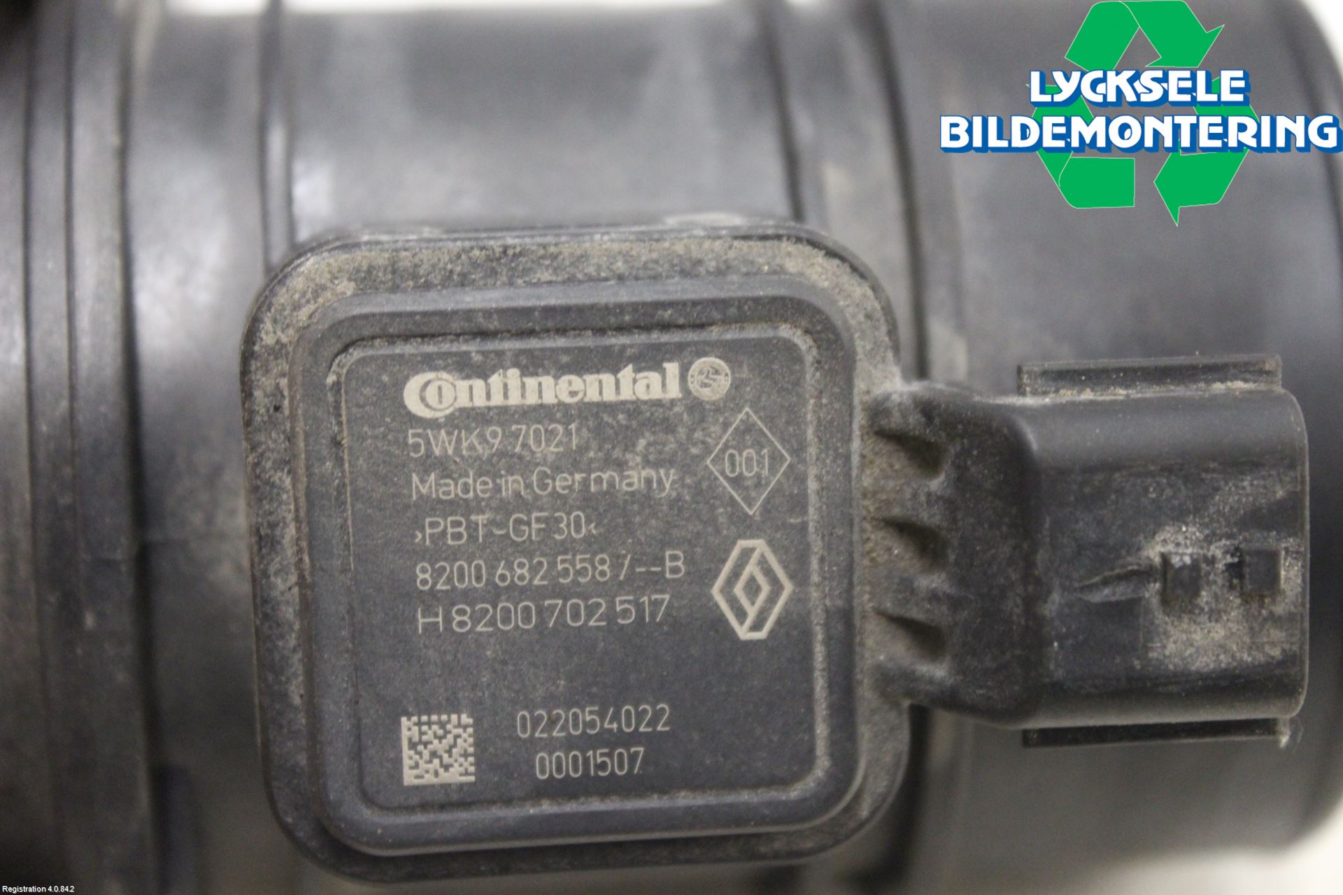 Dacia DUSTER 10-17 Injluftmassamätare