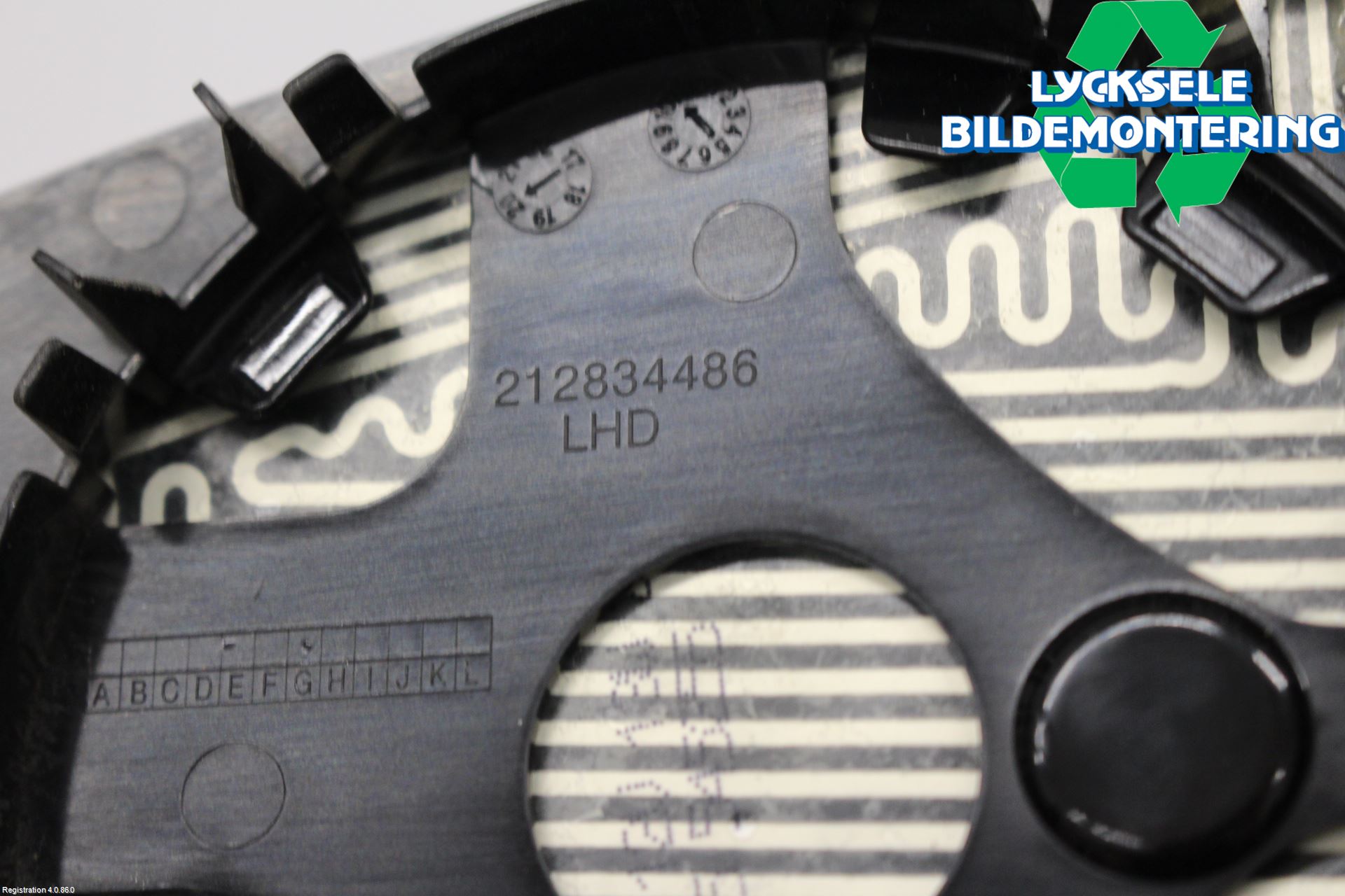 Audi A1 19- Spegelglas Hö