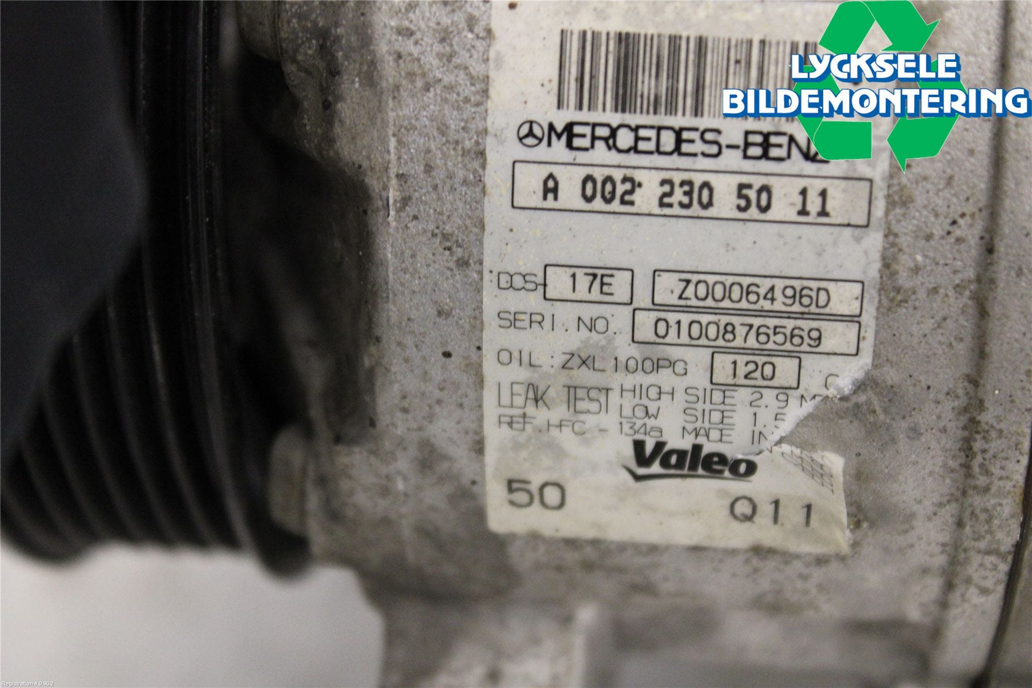 Mercedes-Benz MB C-KLASS (W204) 07-15 Ac Kompressor