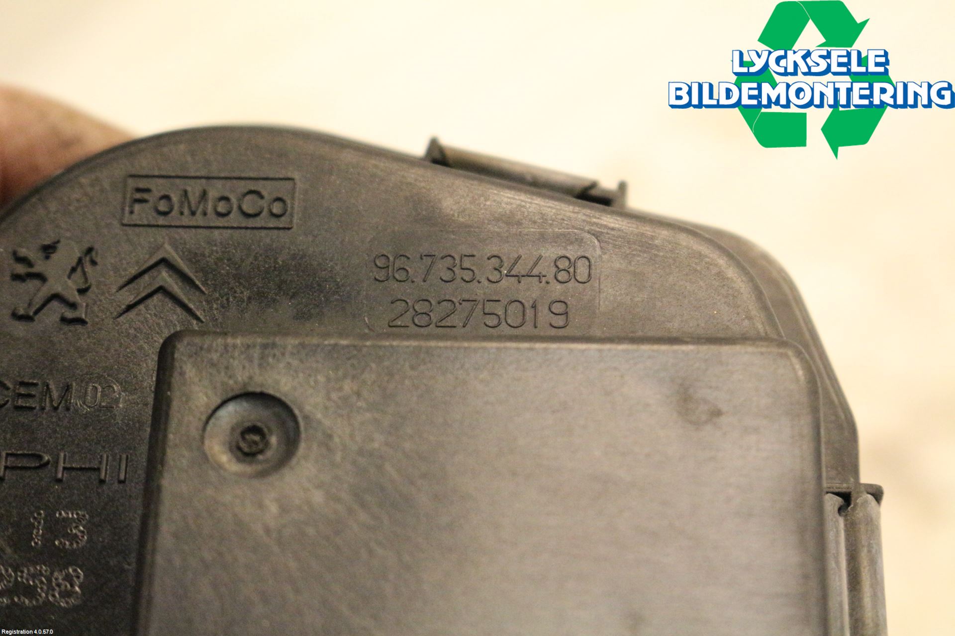 Peugeot PARTNER 08-15 Injspjällhus