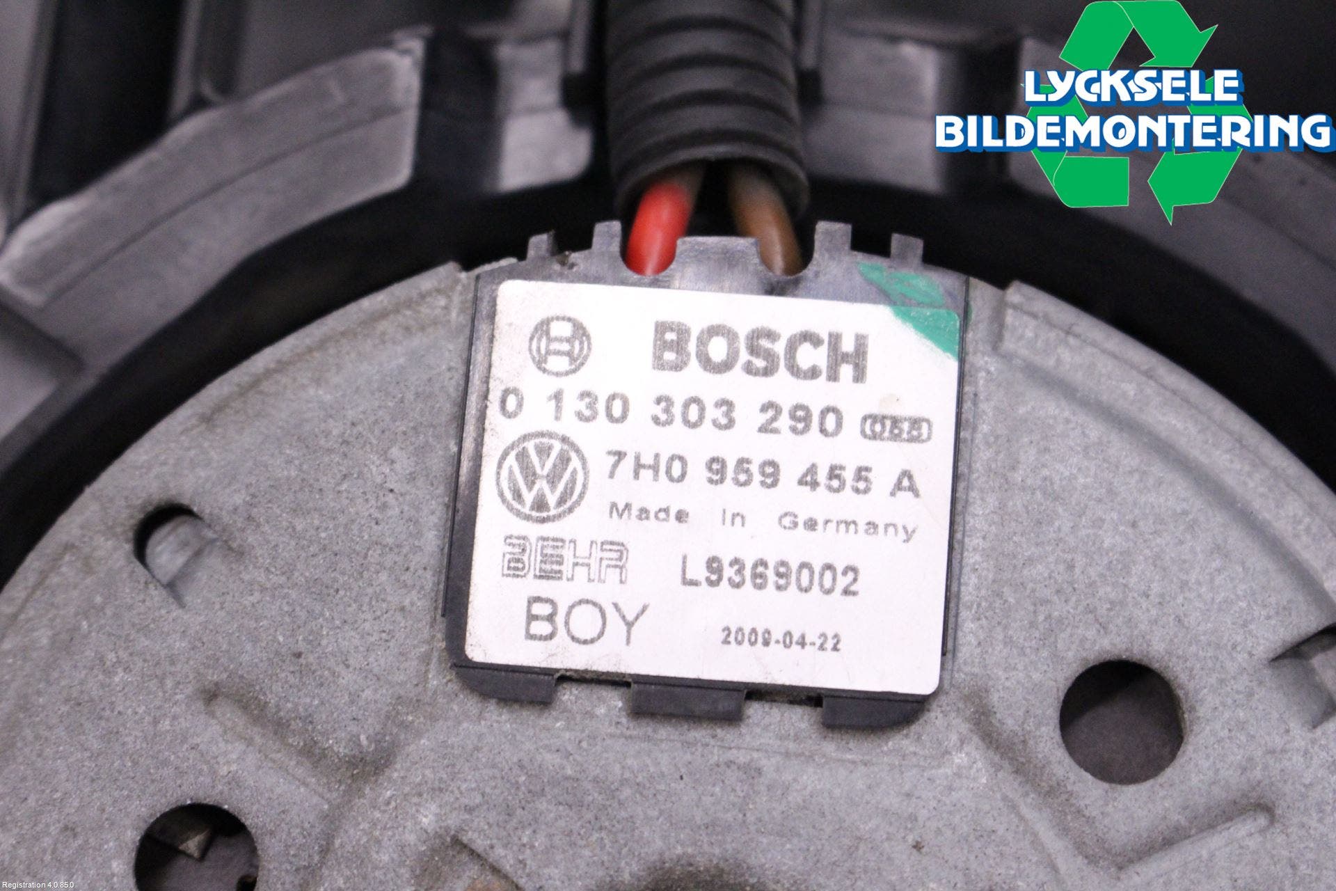 Volkswagen VW TRANSP/CARAVELLE (T5) 04-15 Kylfläkt El