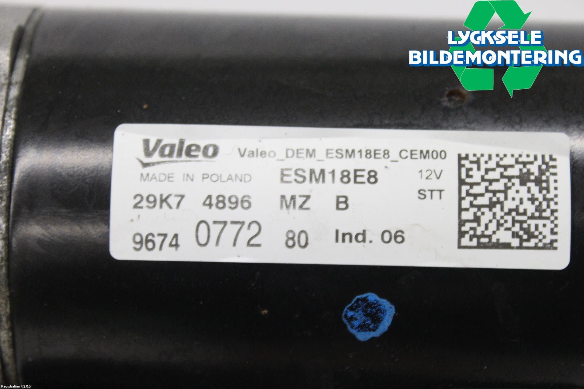 Peugeot 5008 17-24 Startmotor