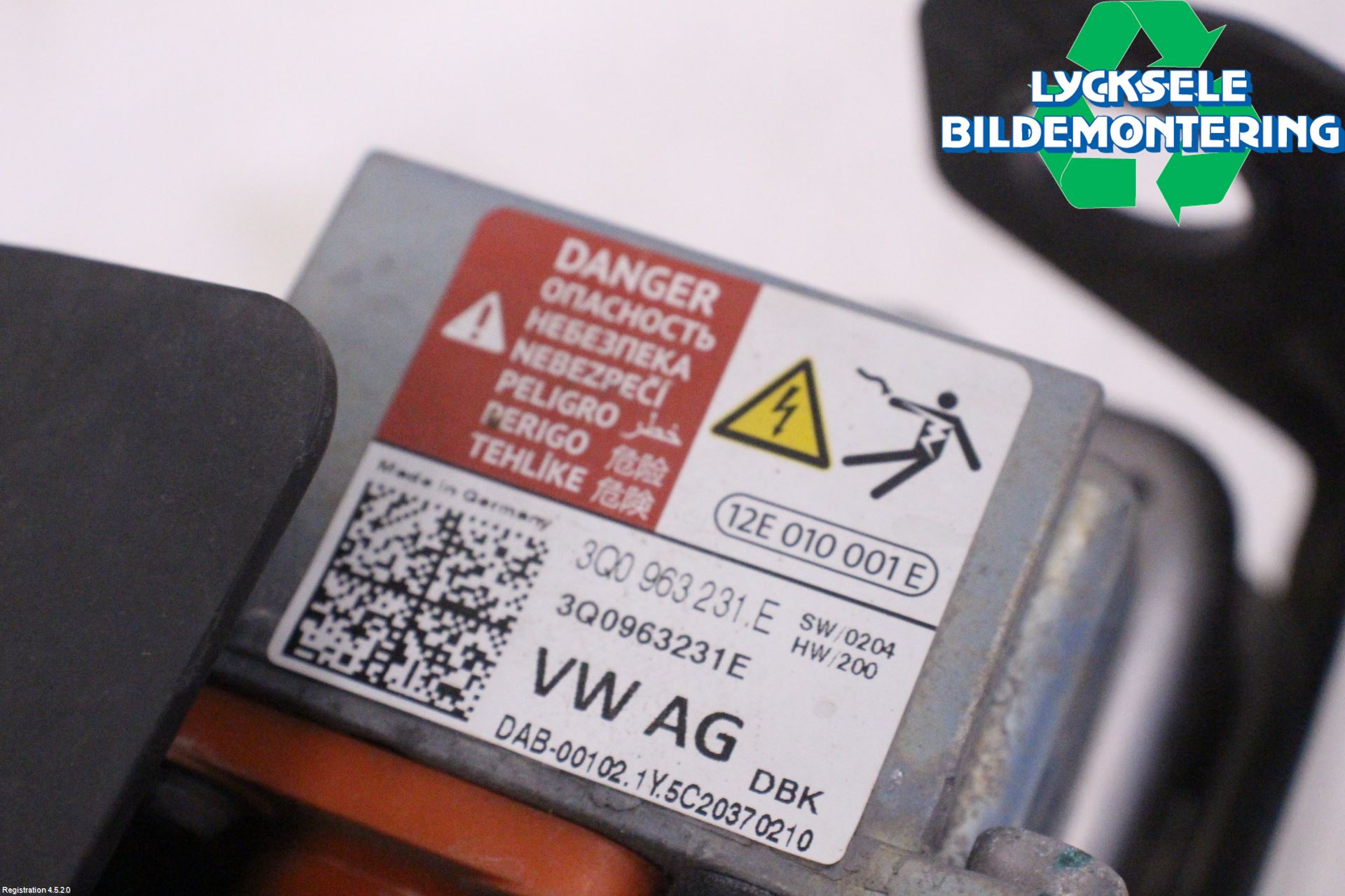 Audi E-TRON, S GE 19- Motorvärmare Värmekropp