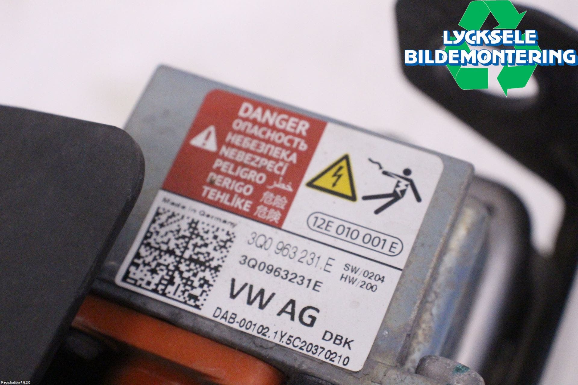 Audi E-TRON, S GE 19- Motorvärmare Värmekropp