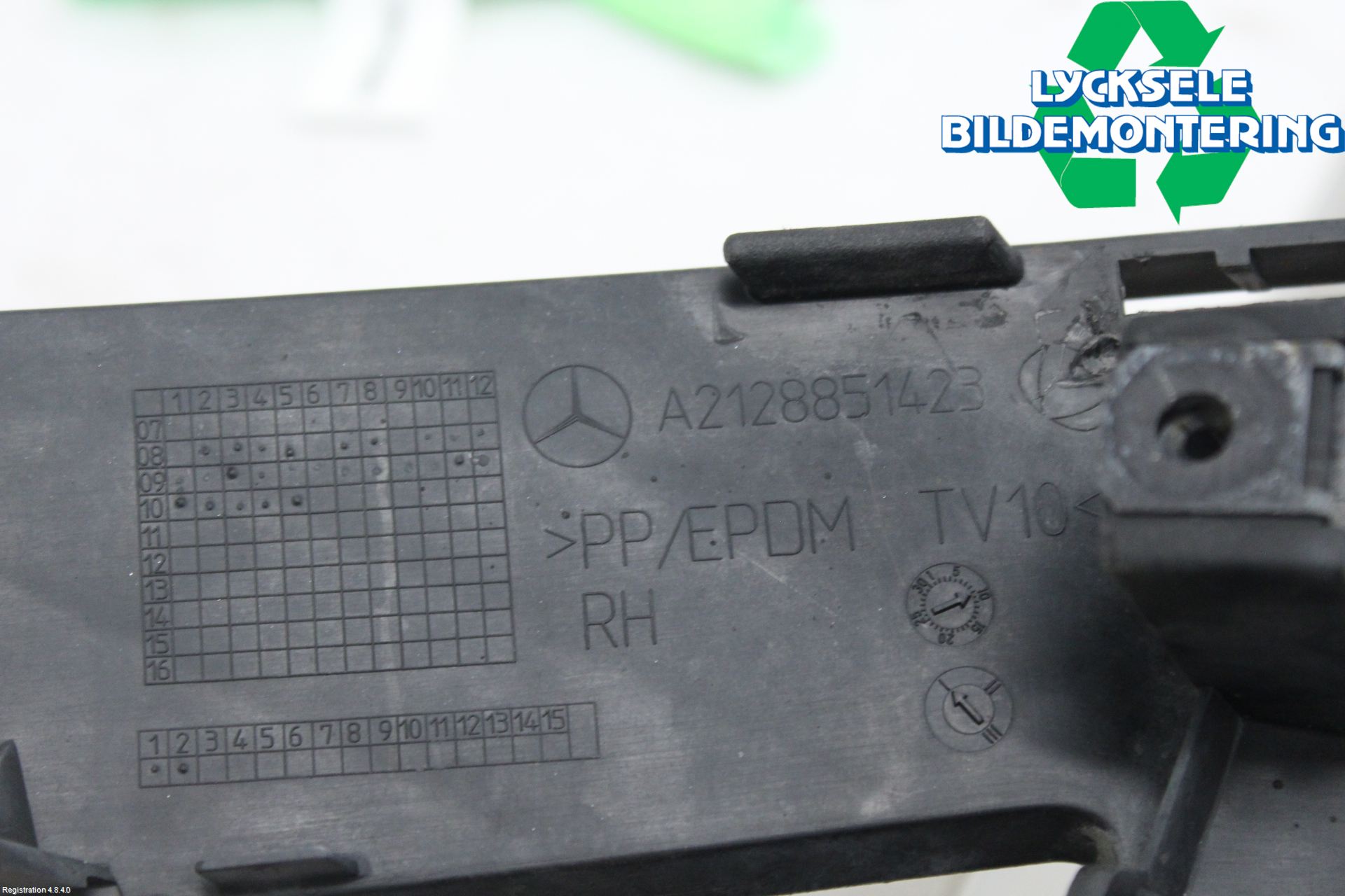 Mercedes-Benz MB E-KLASS (W212) 09-16 Dimljussarg Fram