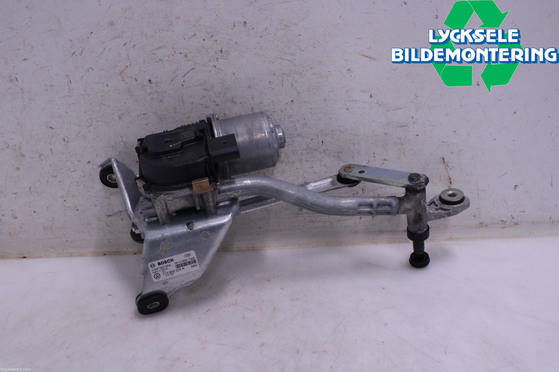 Volkswagen VW ID.5 22- Torkarmotor Vindruta