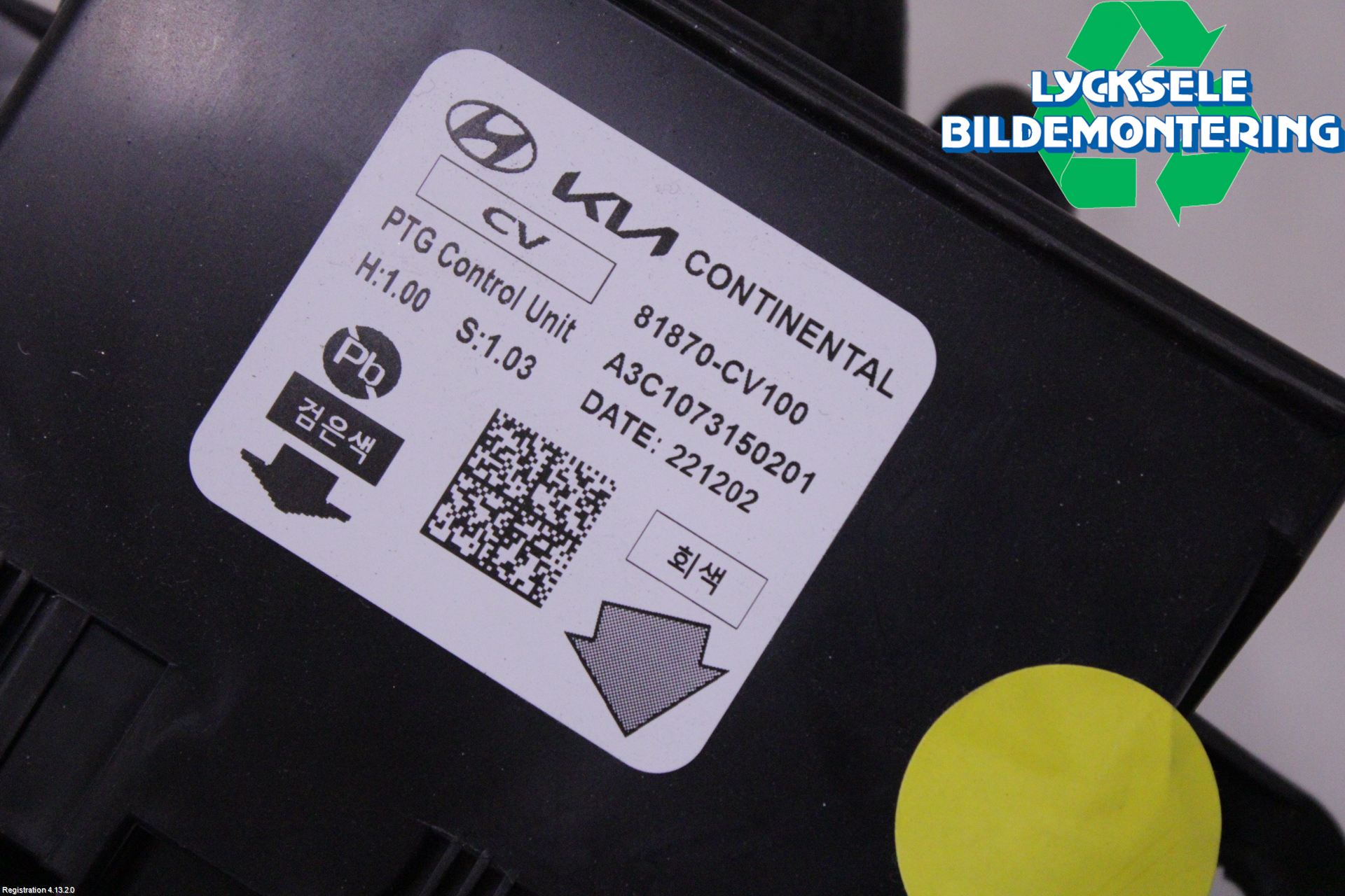 Kia EV6 (CV) 22- Styrenhet Baklucka