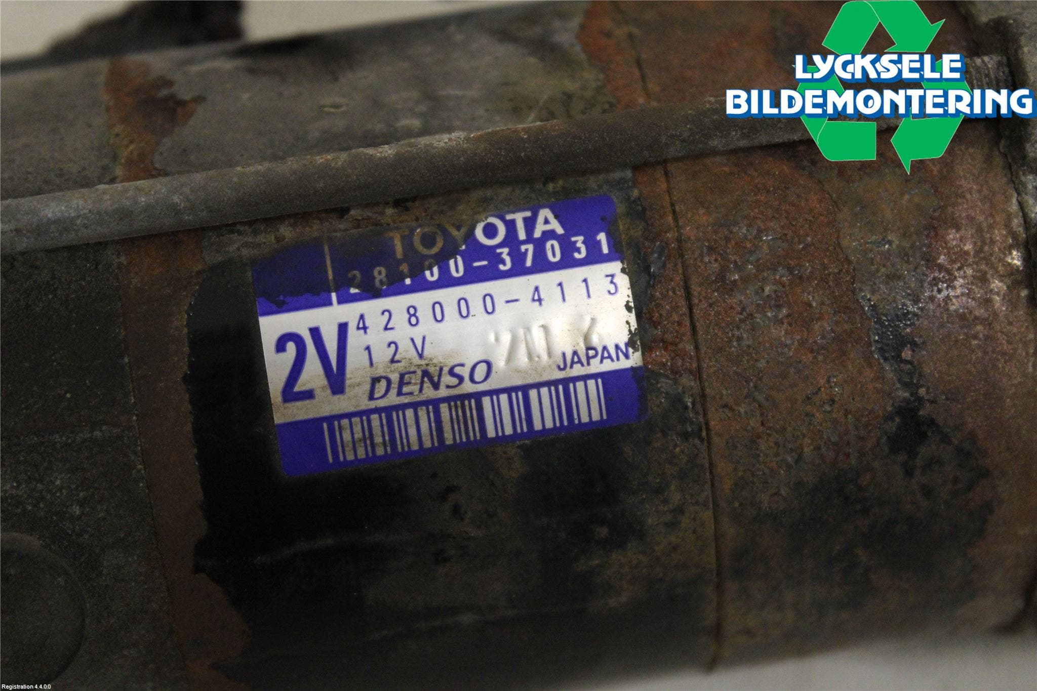 Toyota RAV 4 06-12 Startmotor