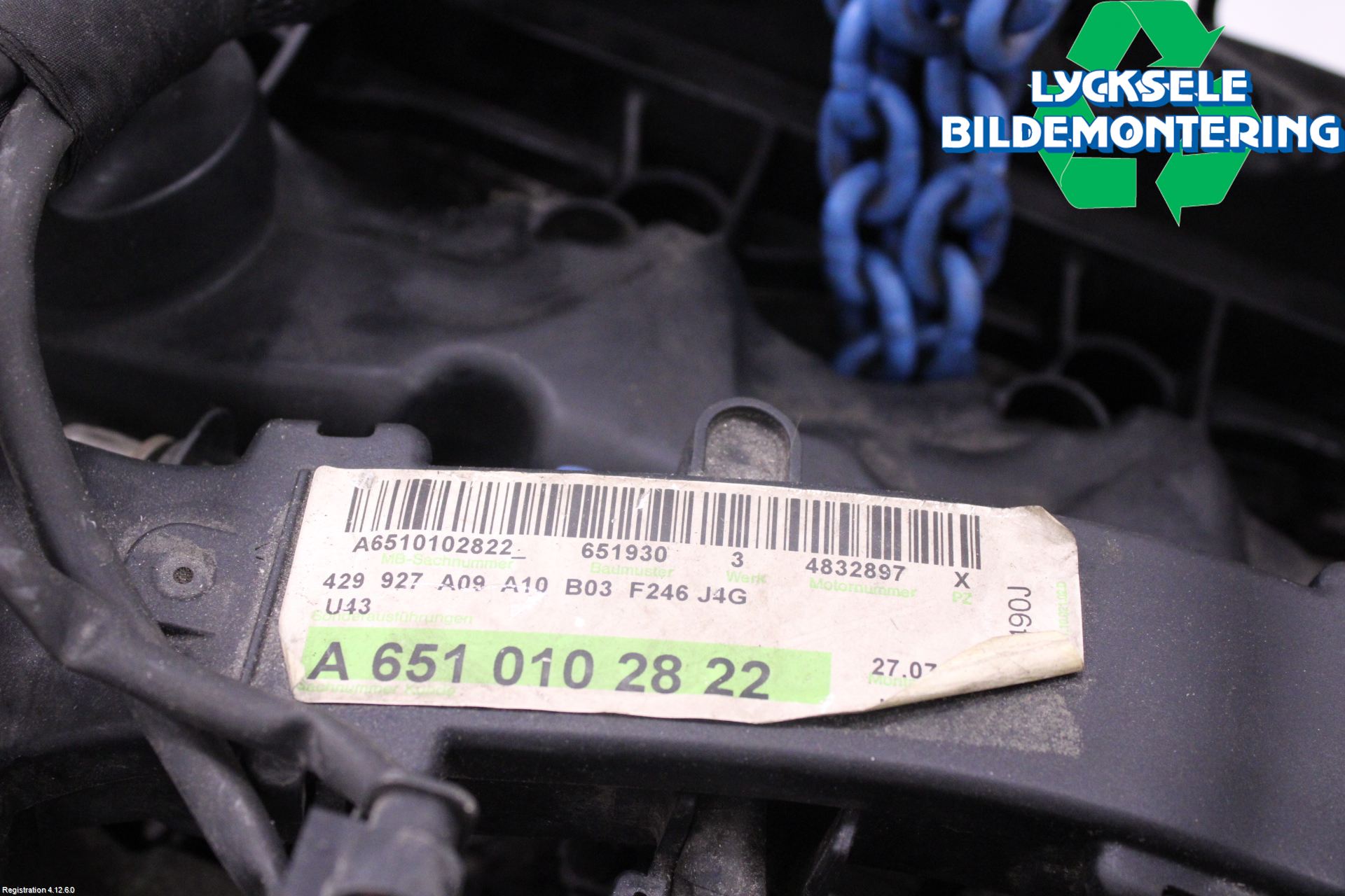 Mercedes-Benz MB B-KLASS (W246/W242) 12-19 Motor Diesel