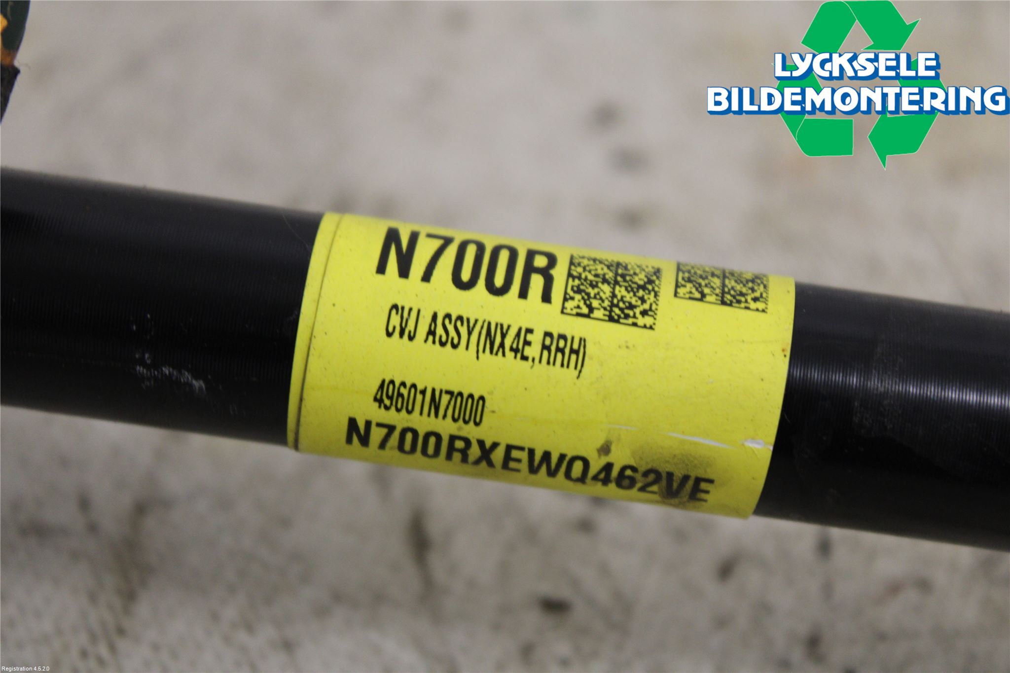 Hyundai TUCSON 05- Drivaxel Bak Höger