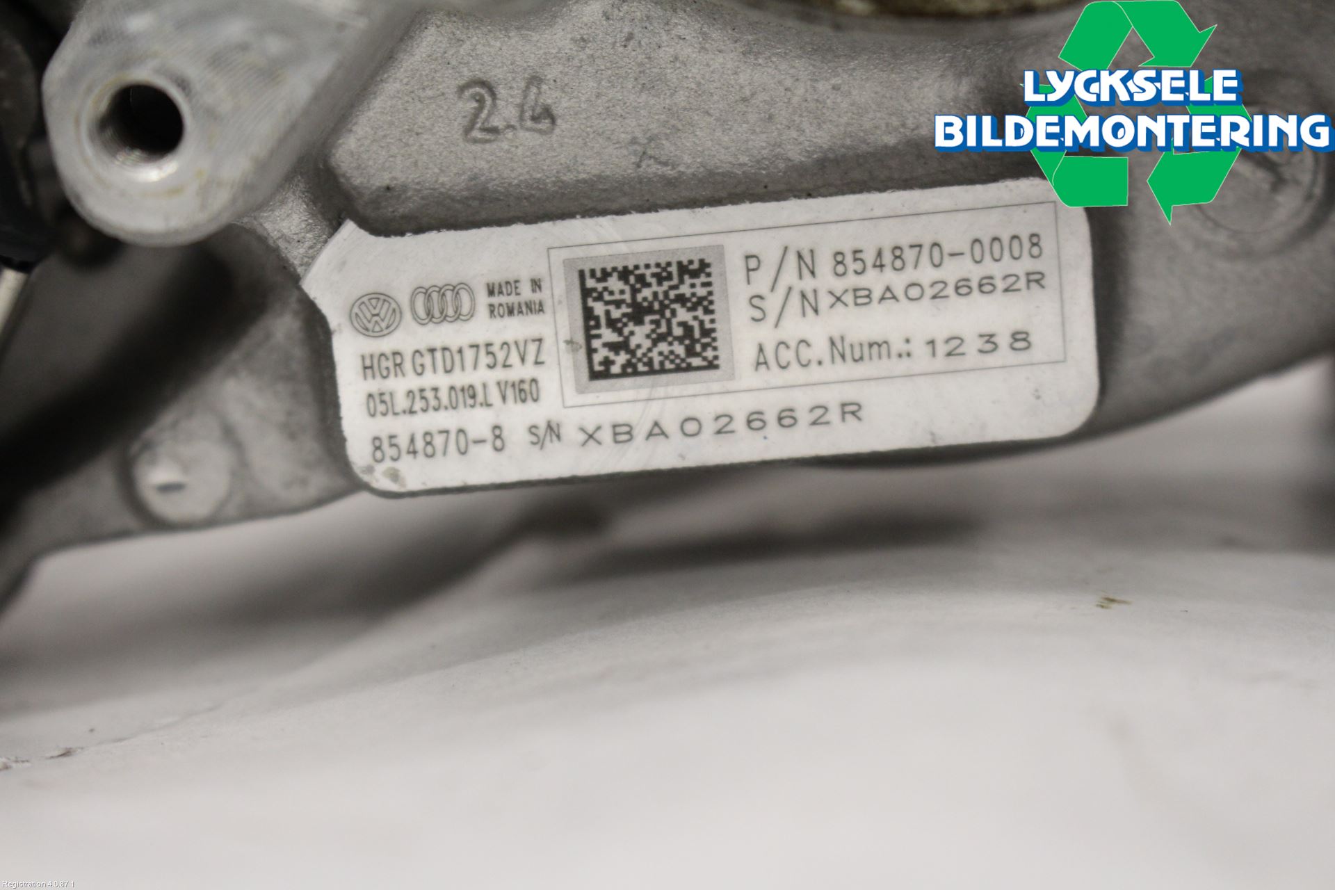 Audi A6 F2/C8 19- Turboaggregat