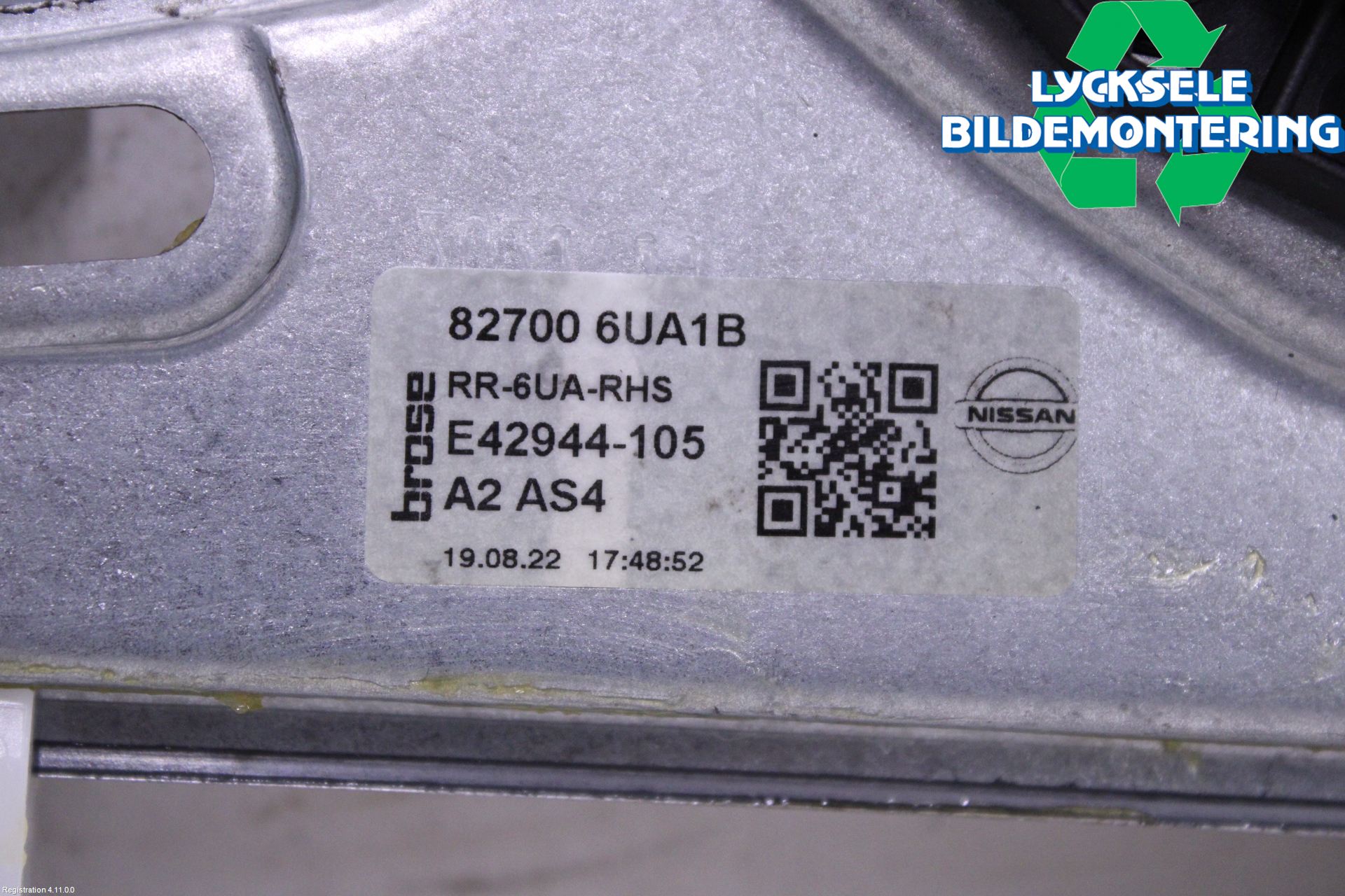 Nissan QASHQAI 21- Fönsterhiss El Kompl