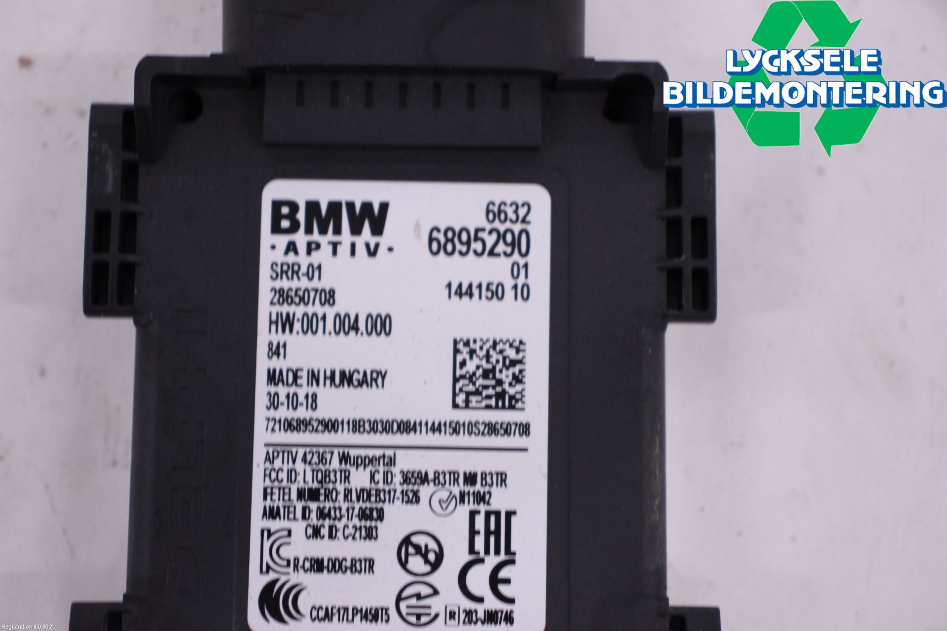 BMW X3 G01 18- Sensor Aktivt Kollisionsskydd