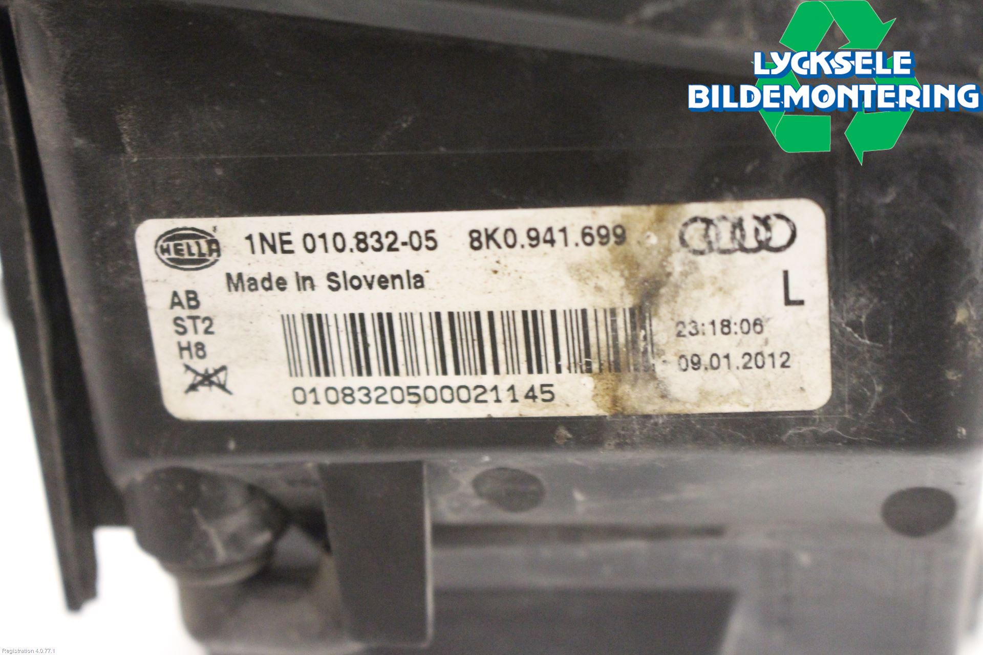 Audi A4 12-15 Dimljus-Varselljus Fram