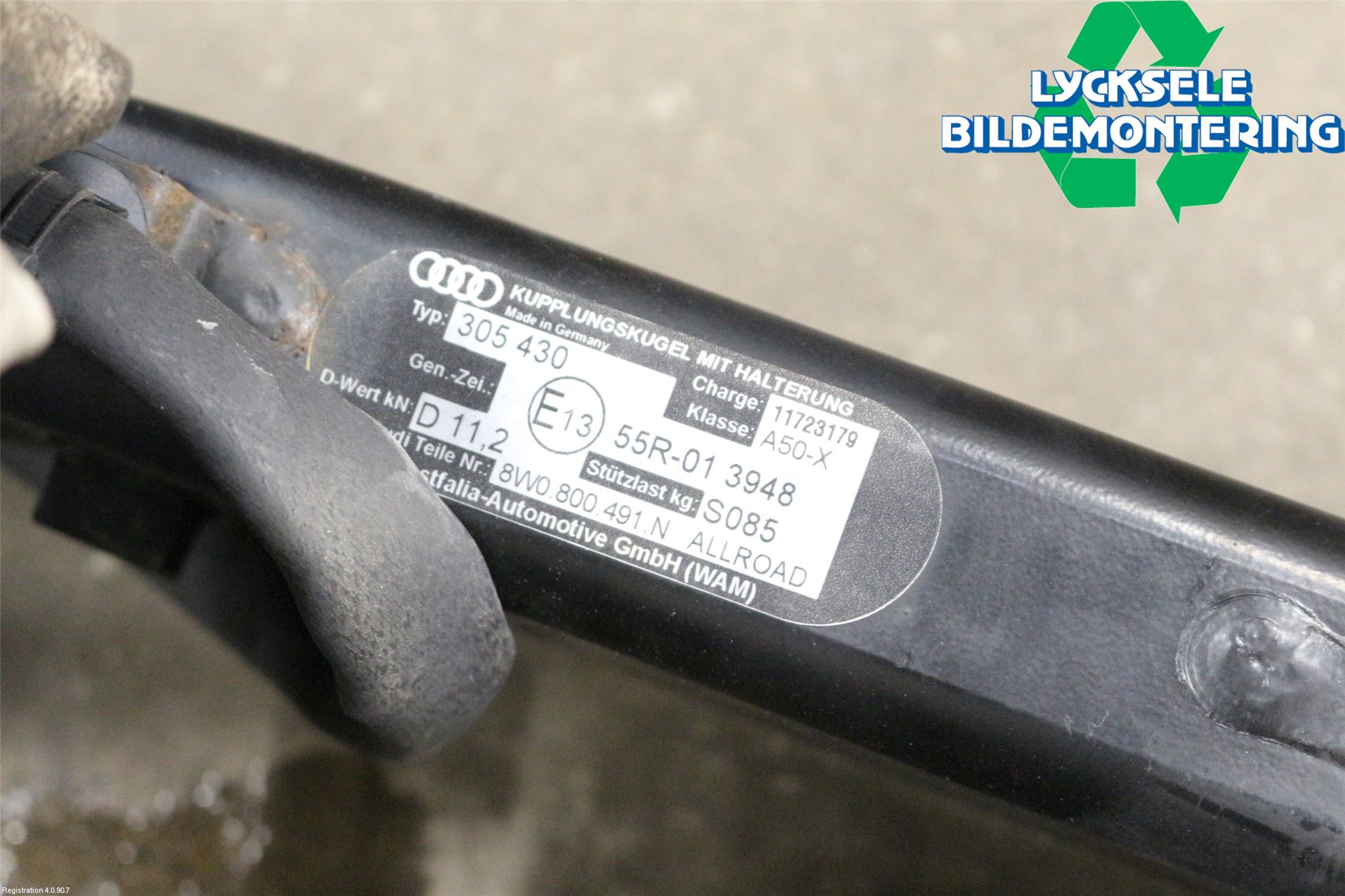 Audi A4 ALLROAD 17- Dragkrok