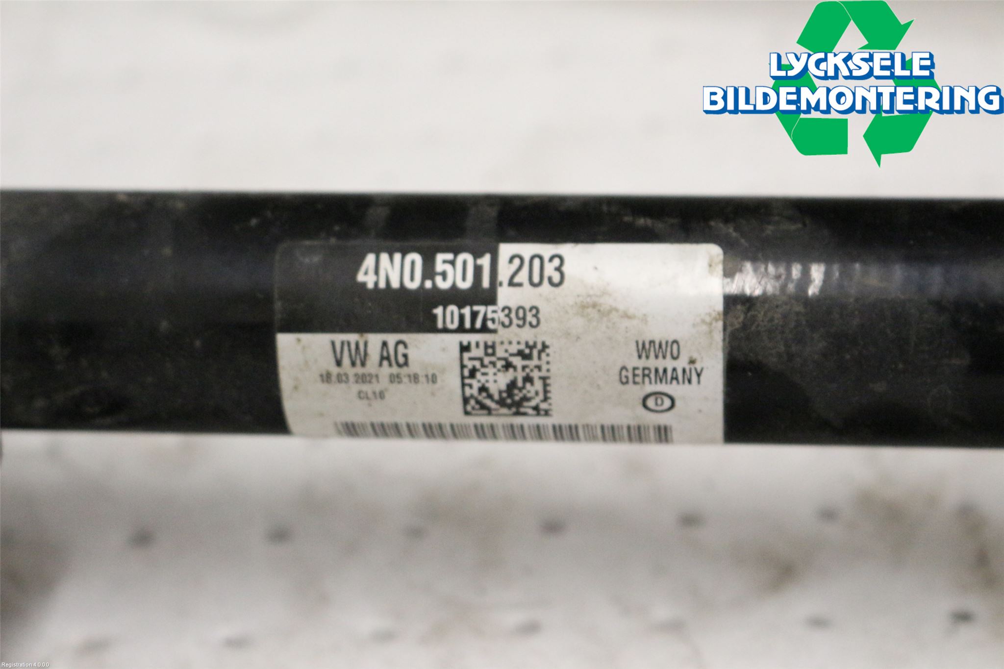 Audi A6 F2/C8 19- Drivaxel Bak Vänster