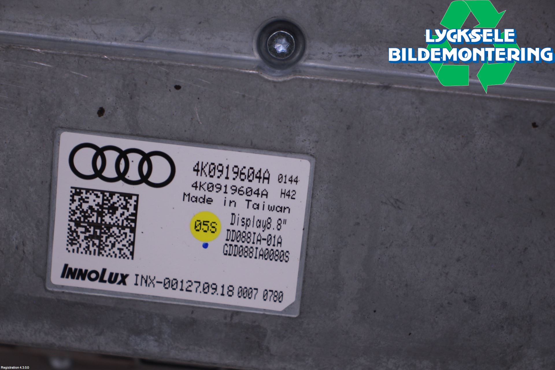 Audi A6 F2/C8 19- Bildskärm