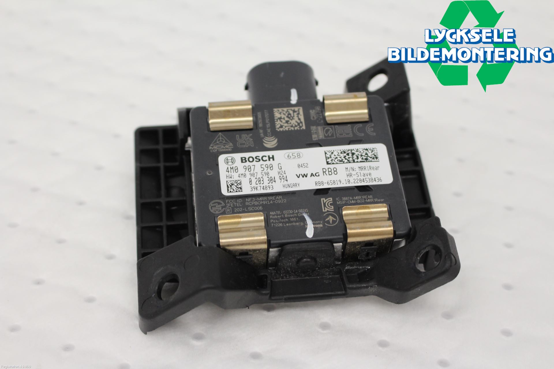 Audi A4/S4 B9 20- Sensor Aktivt Kollisionsskydd