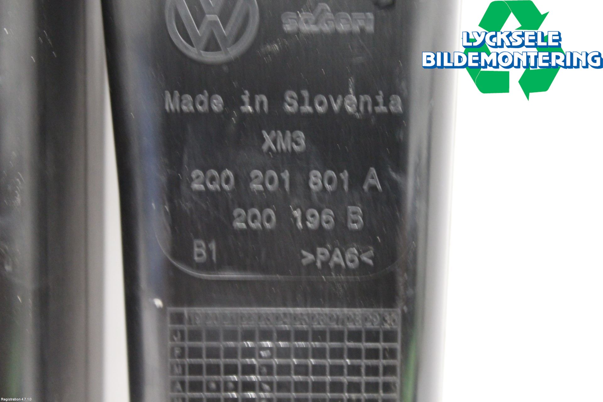 Volkswagen VW TAIGO 22- Bränsle Kolkanister