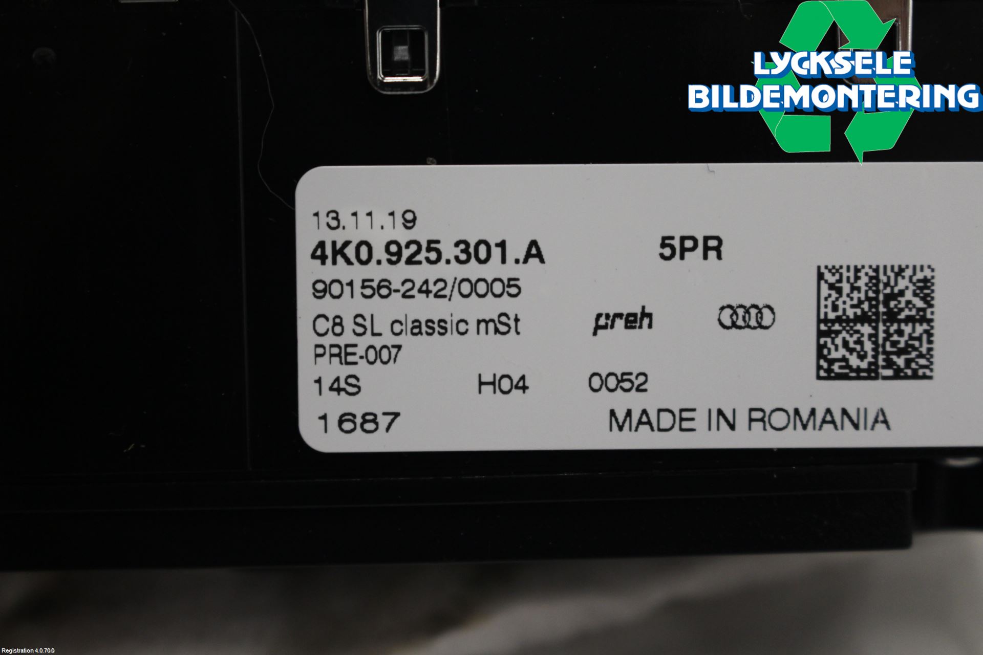 Audi A6 F2/C8 19- Strömställare Multifunktion