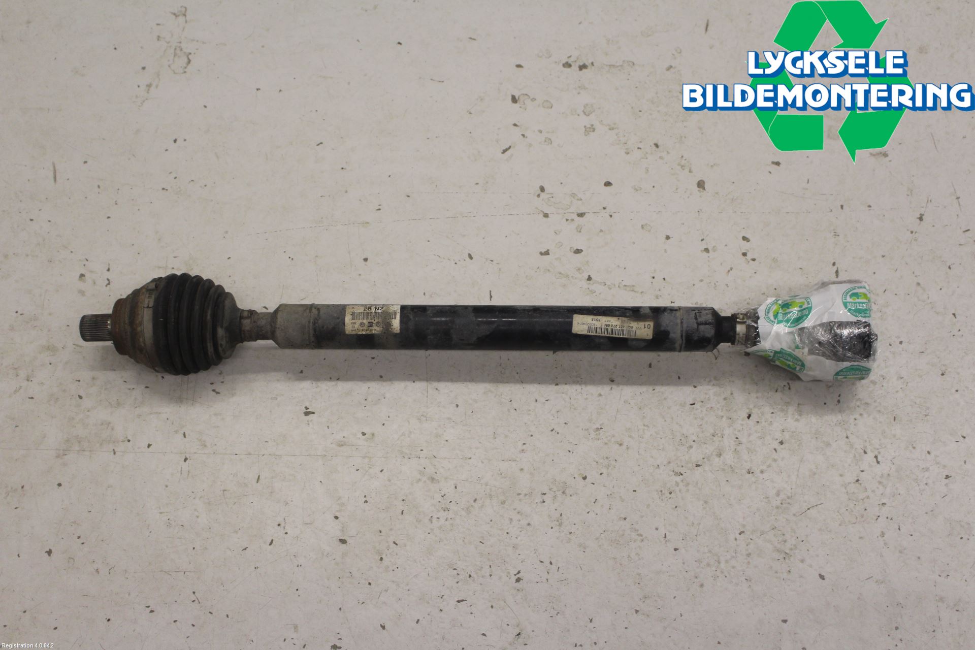 Volkswagen VW GOLF / E-GOLF VII 13-20 Drivaxel Fram Höger