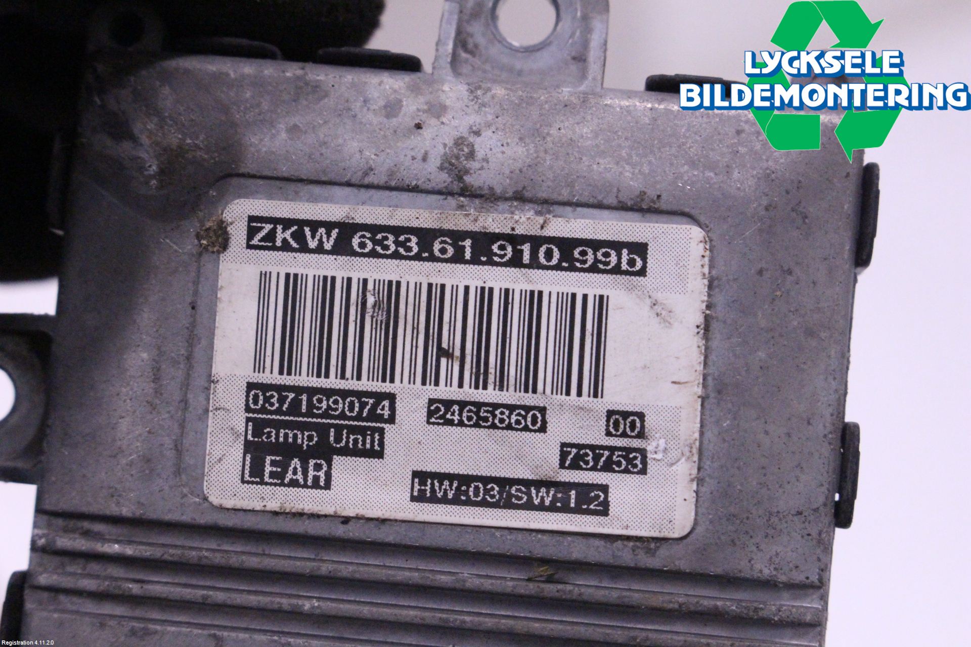 Volvo XC70 08-13 Styrenhet Strålkastare