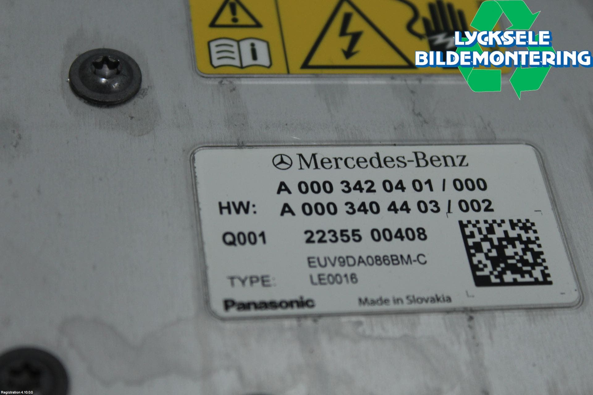 Mercedes-Benz MB EQE SUV (X294) 22- Dc-Cd Omvandlare Hybrid