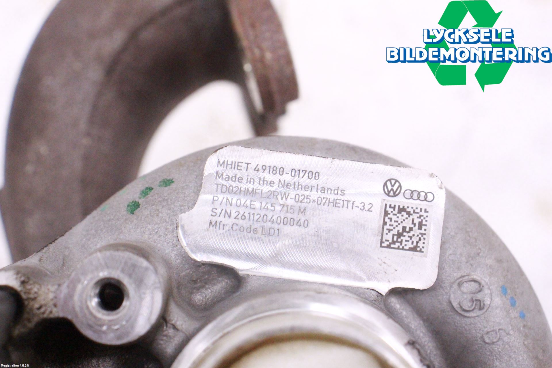 Skoda SUPERB 16-24 Turboaggregat