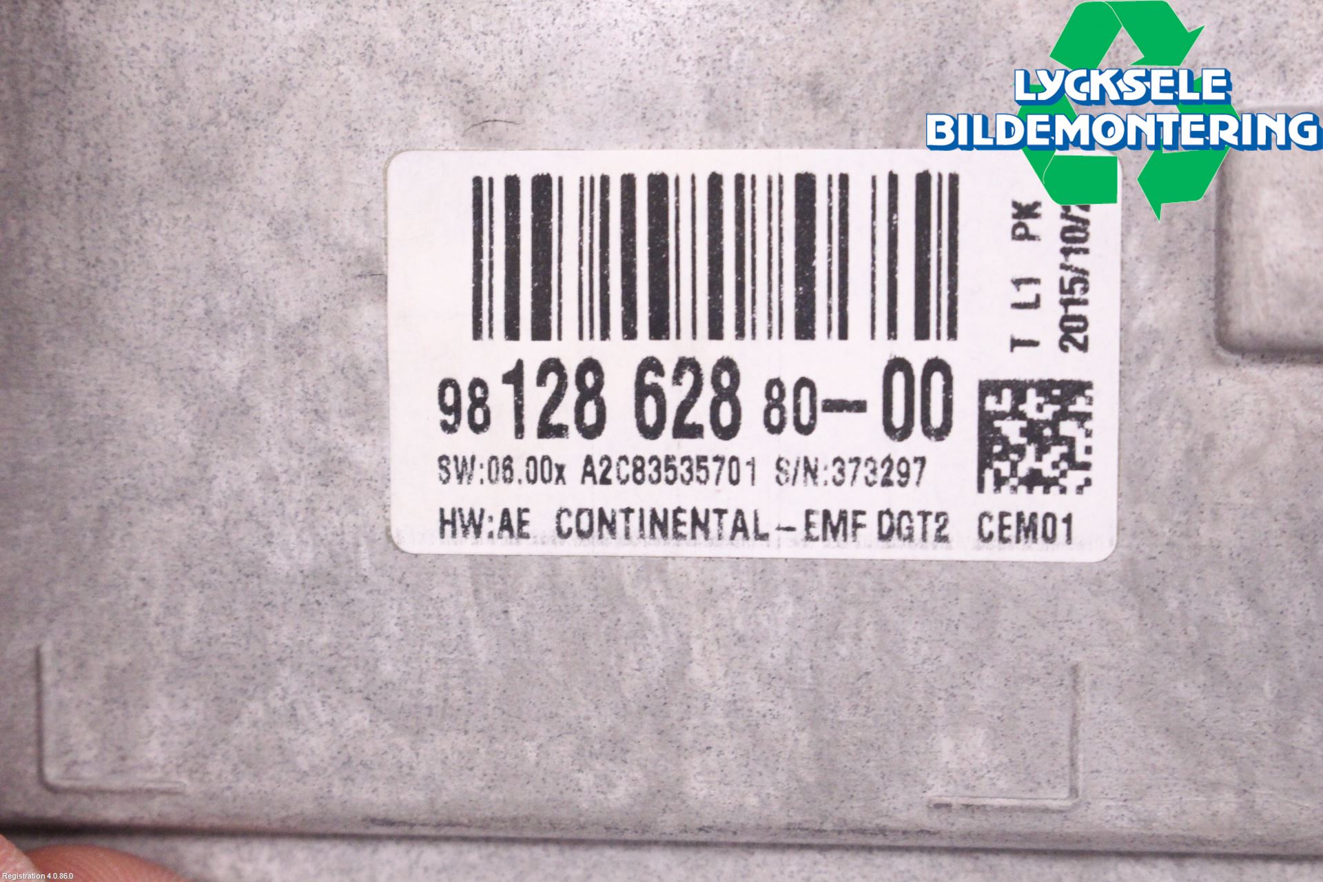 Peugeot 2008 13-20 Multifunktionsdisplay