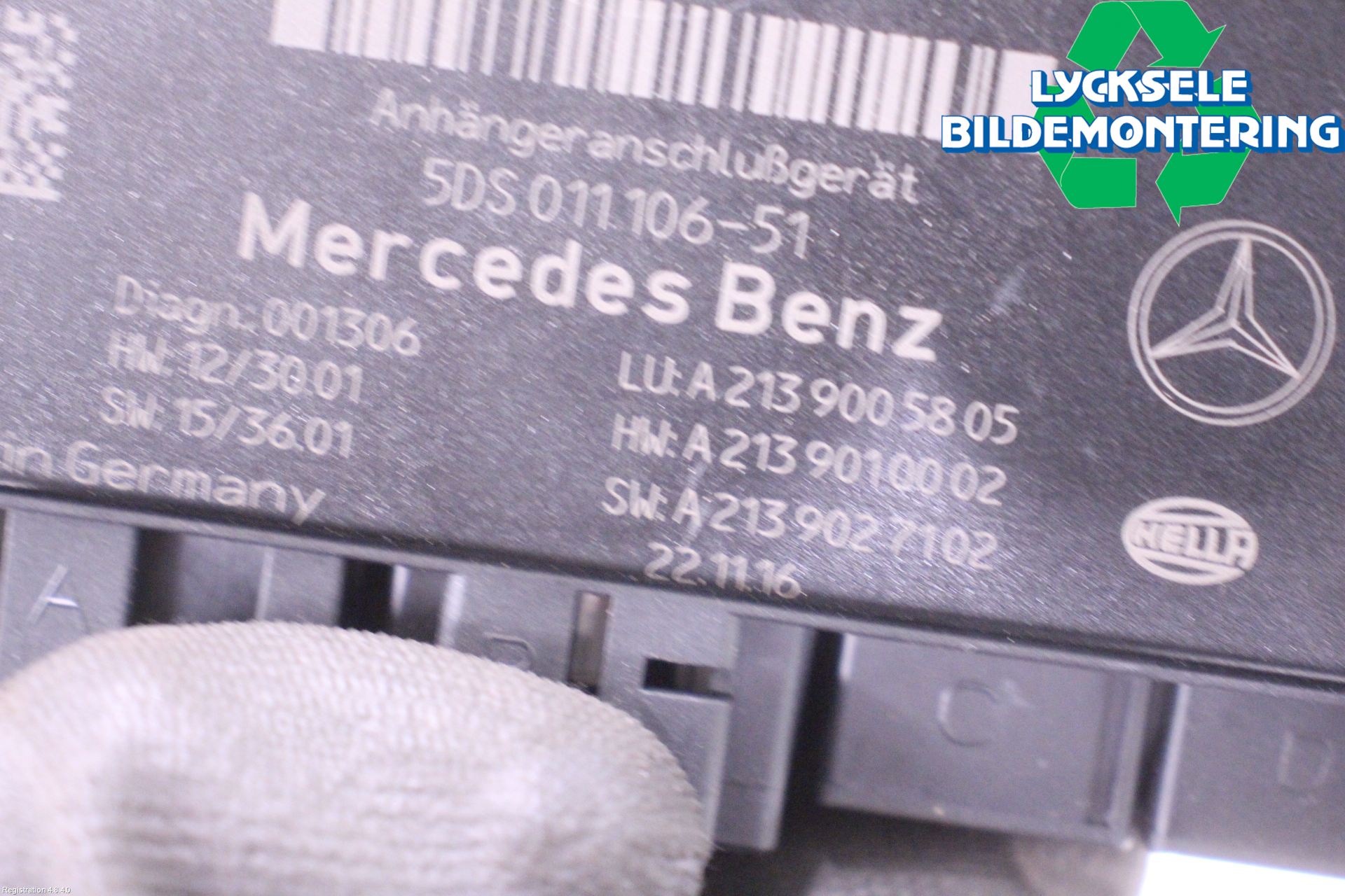 Mercedes-Benz MB E-KLASS (W213) 16-23 Styrenhet Dragkrok