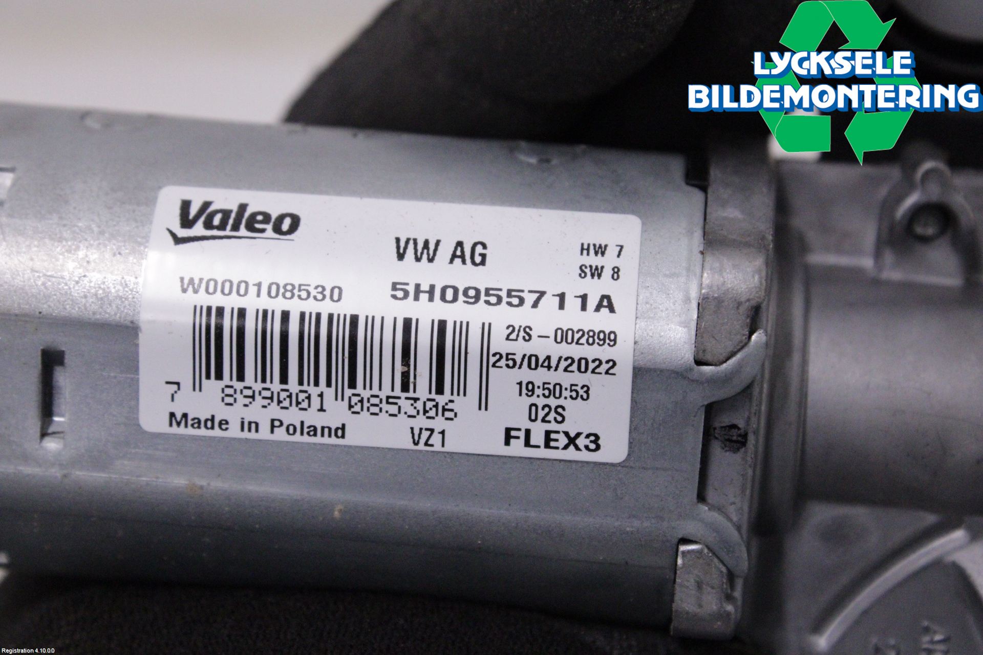 Volkswagen VW ID.4 21- Torkarmotor Baklucka