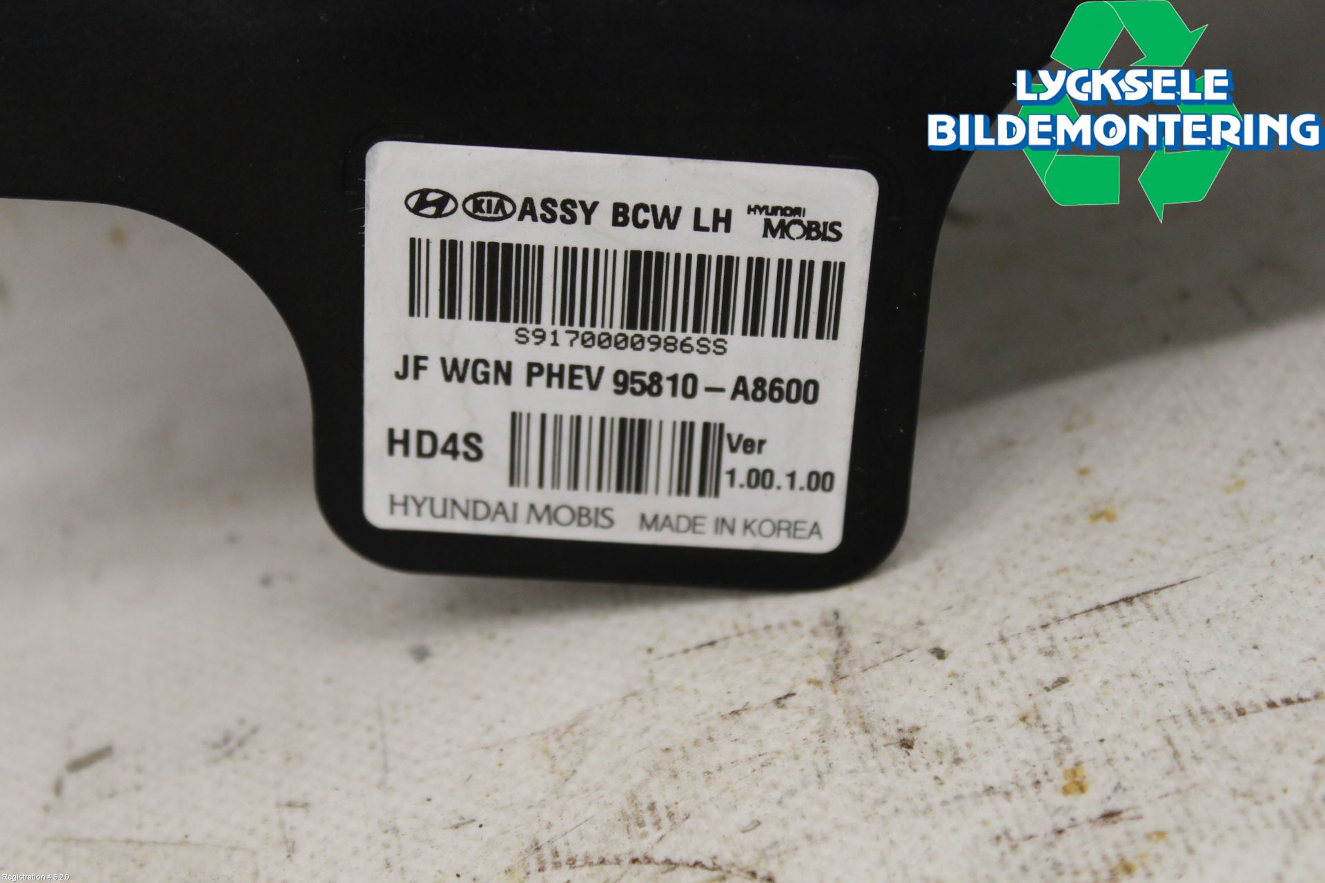 Kia OPTIMA 16-20 Sensor Aktivt Kollisionsskydd