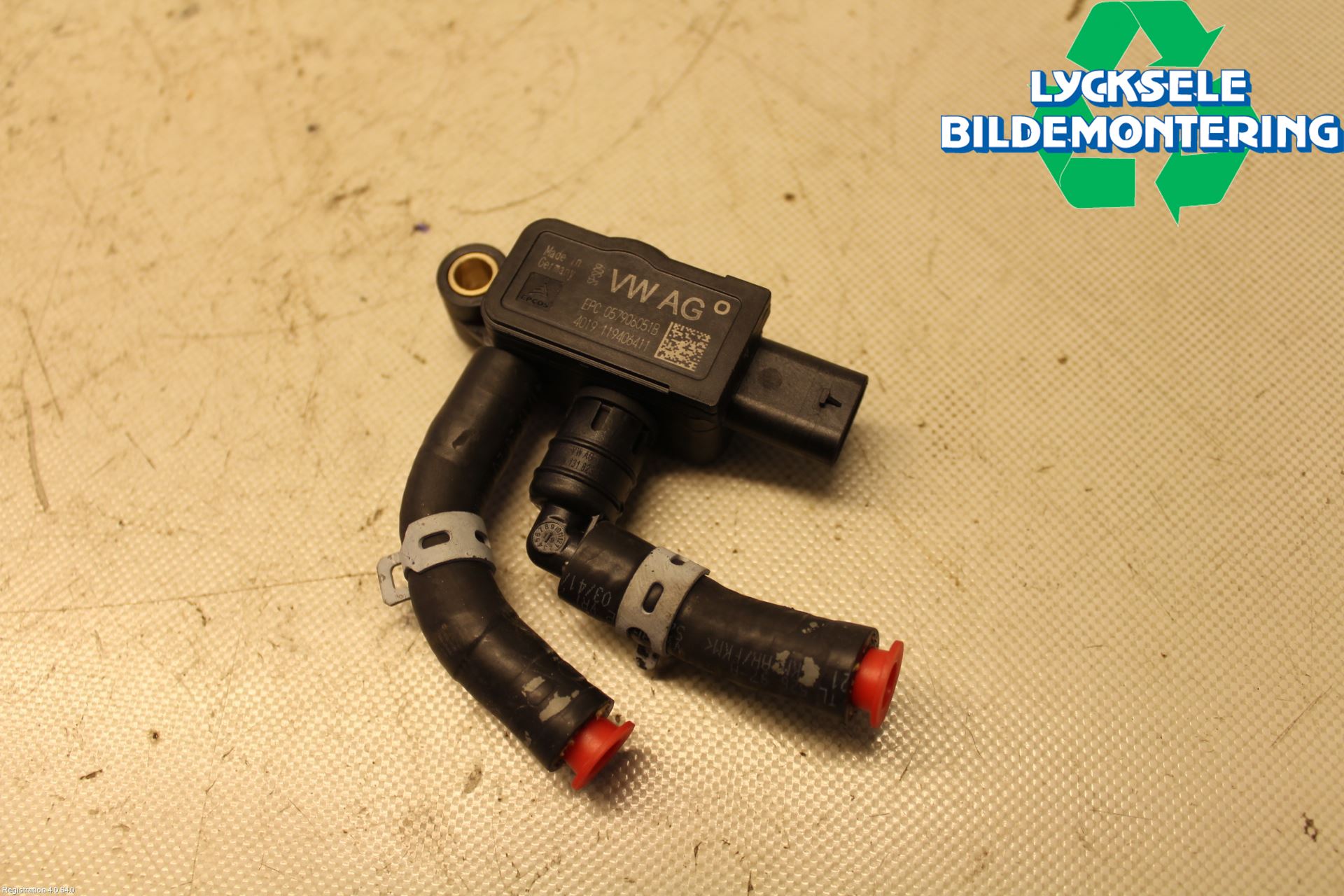 Volkswagen VW TIGUAN 16-24 Givare Temp-Tryck Avgas