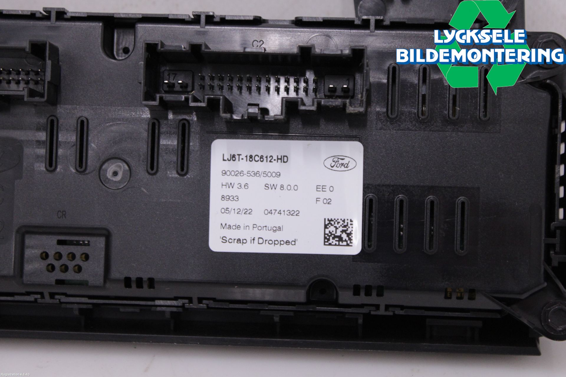 Ford KUGA/KUGA PHEZ/FHEV 20- Ac Styrenhet Ac Manöveren