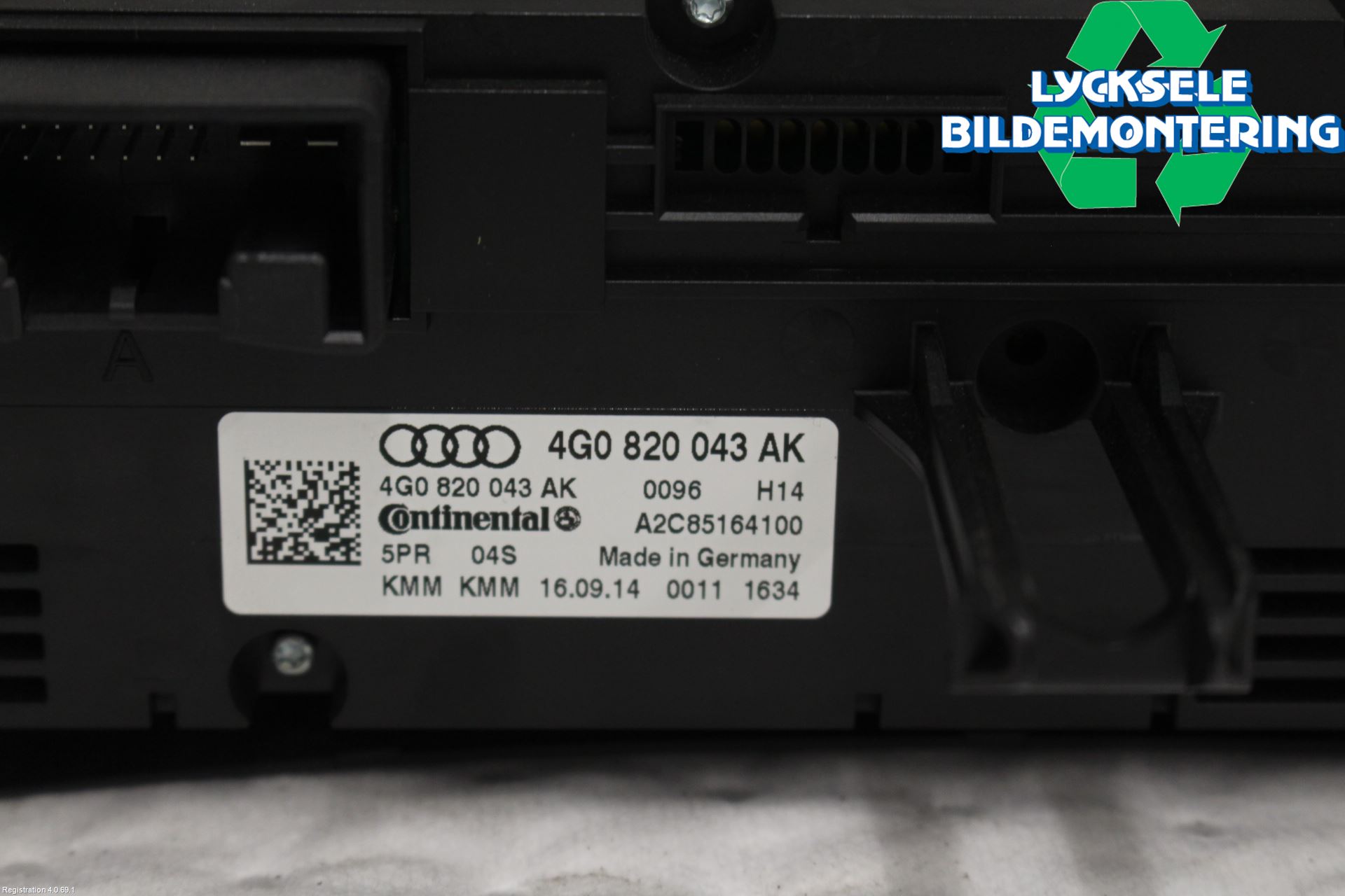 Audi A6/S6 4G 11-18 Ac Styrenhet Ac Manöveren